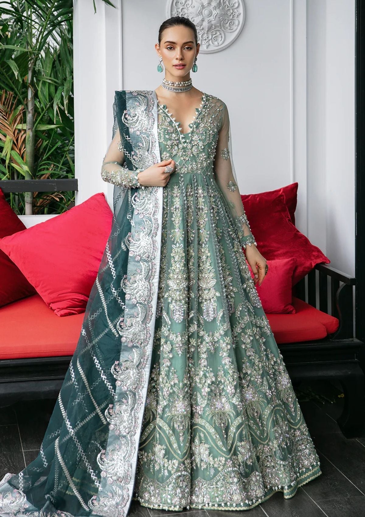 Wedding Collection - Avyana - Surmaya - Izel - D#06 - Official Avyana - Agha Fabrics UK