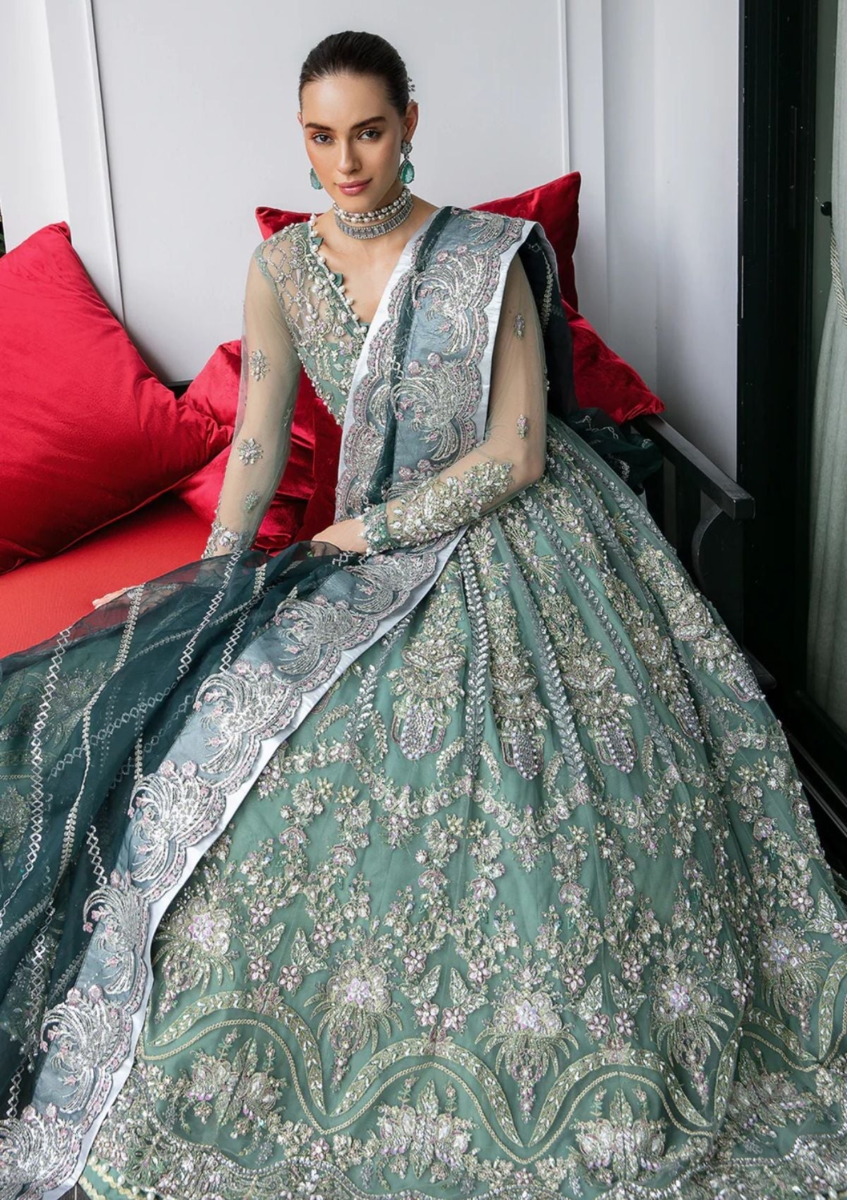 Wedding Collection - Avyana - Surmaya - Izel - D#06 - Official Avyana - Agha Fabrics UK