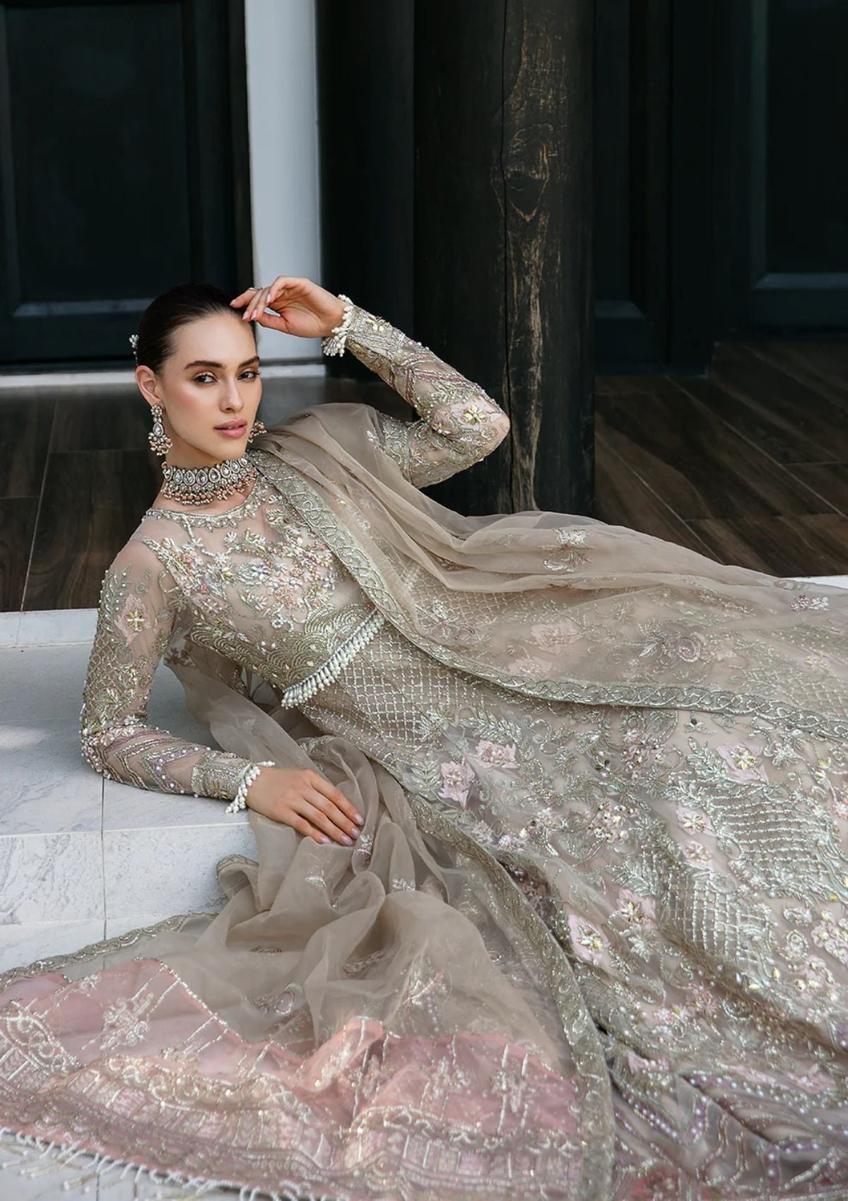 Wedding Collection - Avyana - Surmaya - Nora - D#03 - Official Avyana - Agha Fabrics UK