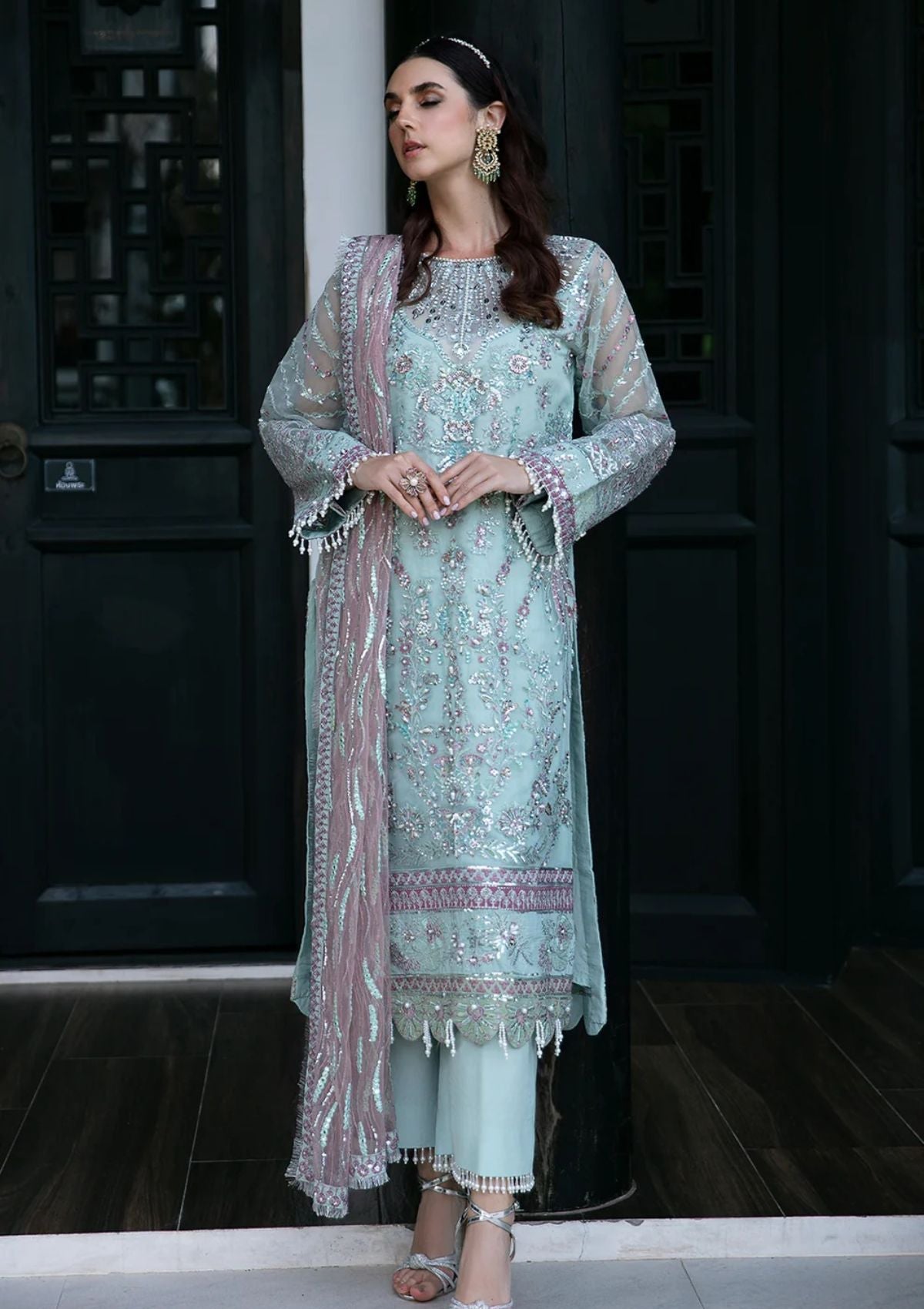 Wedding Collection - Avyana - Surmaya - Selene - D#04 - Official Avyana - Agha Fabrics UK