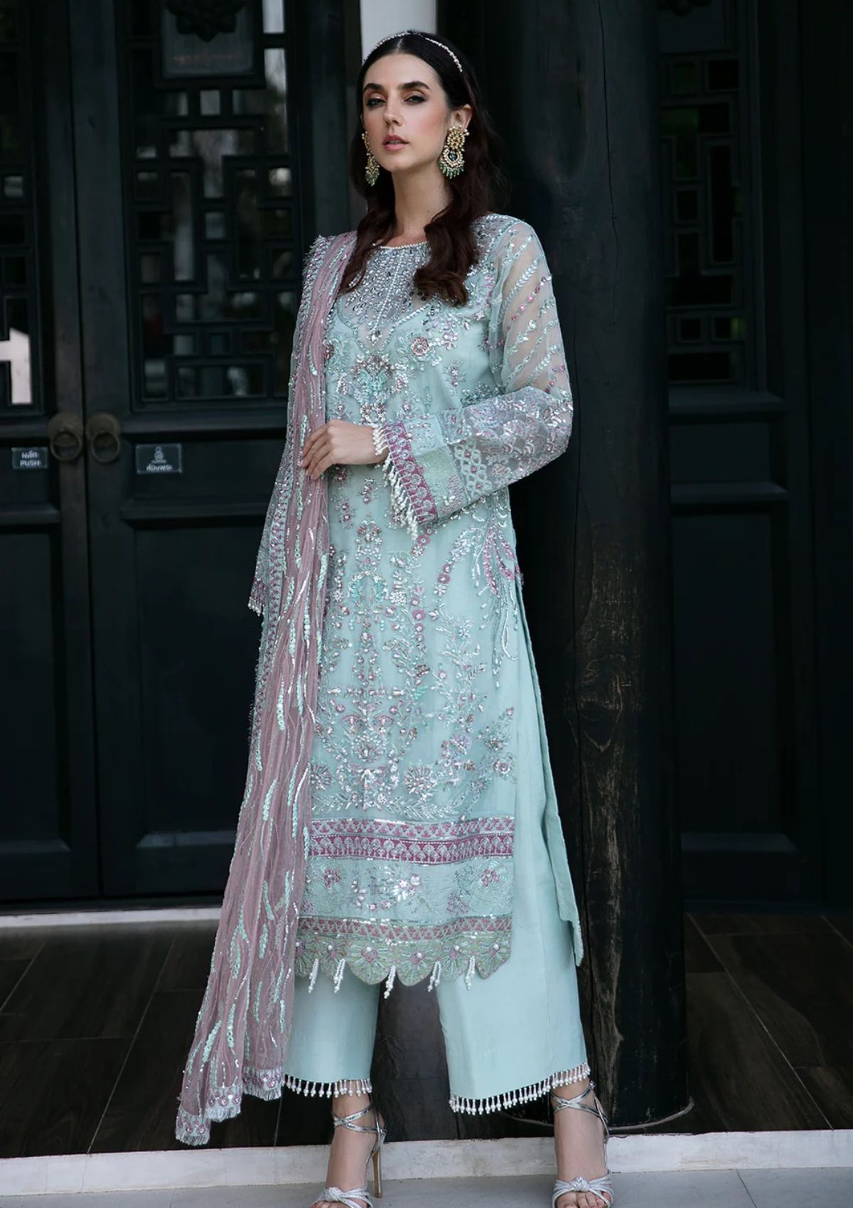 Wedding Collection - Avyana - Surmaya - Selene - D#04 - Official Avyana - Agha Fabrics UK