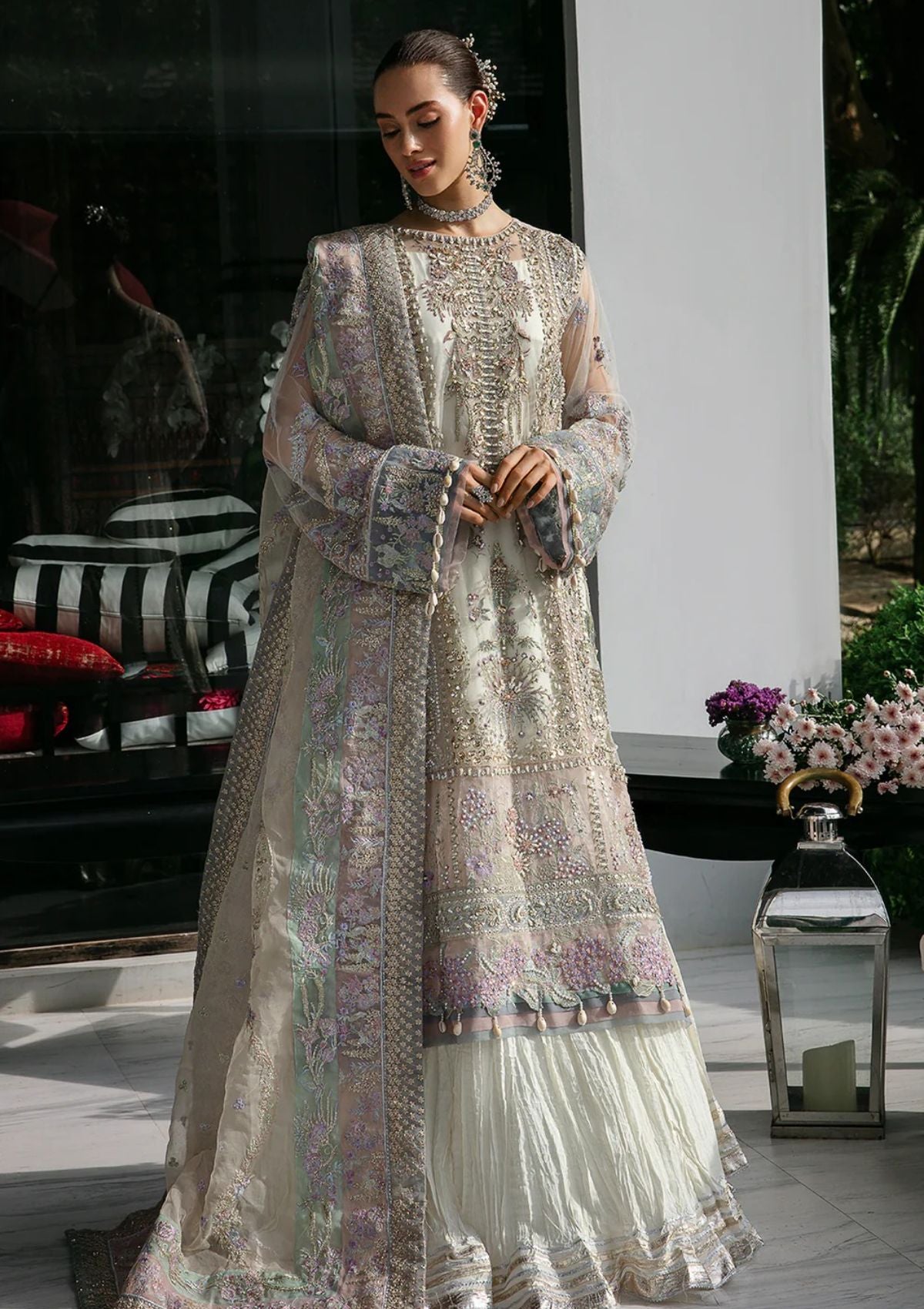 Wedding Collection - Avyana - Surmaya - Elaya - D#02 - Official Avyana - Agha Fabrics UK