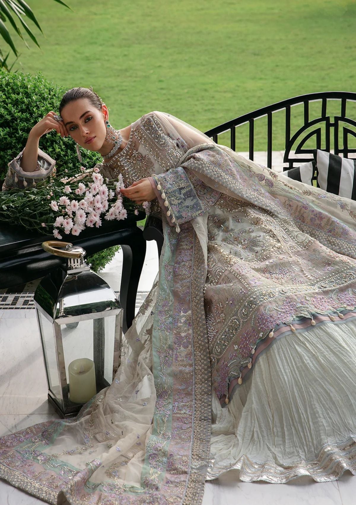 Wedding Collection - Avyana - Surmaya - Elaya - D#02 - Official Avyana - Agha Fabrics UK