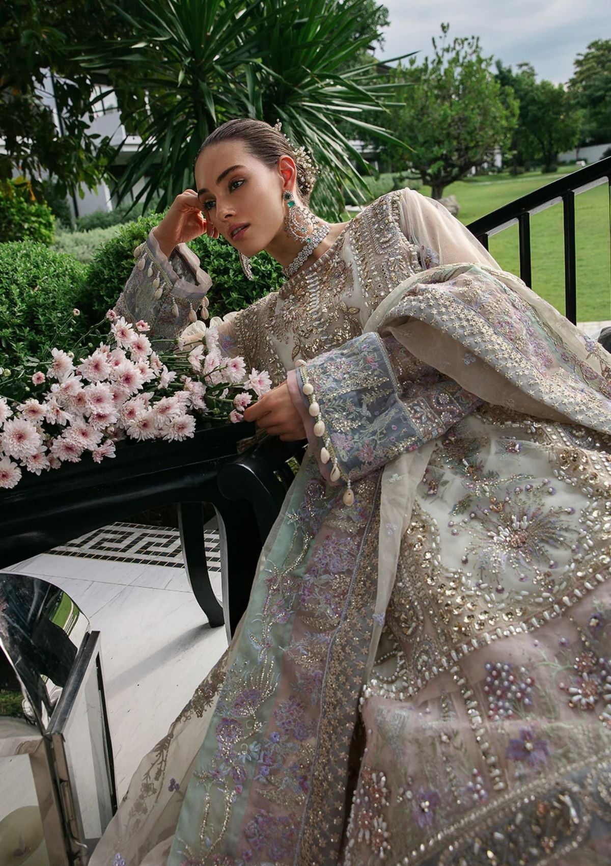 Wedding Collection - Avyana - Surmaya - Elaya - D#02 - Official Avyana - Agha Fabrics UK