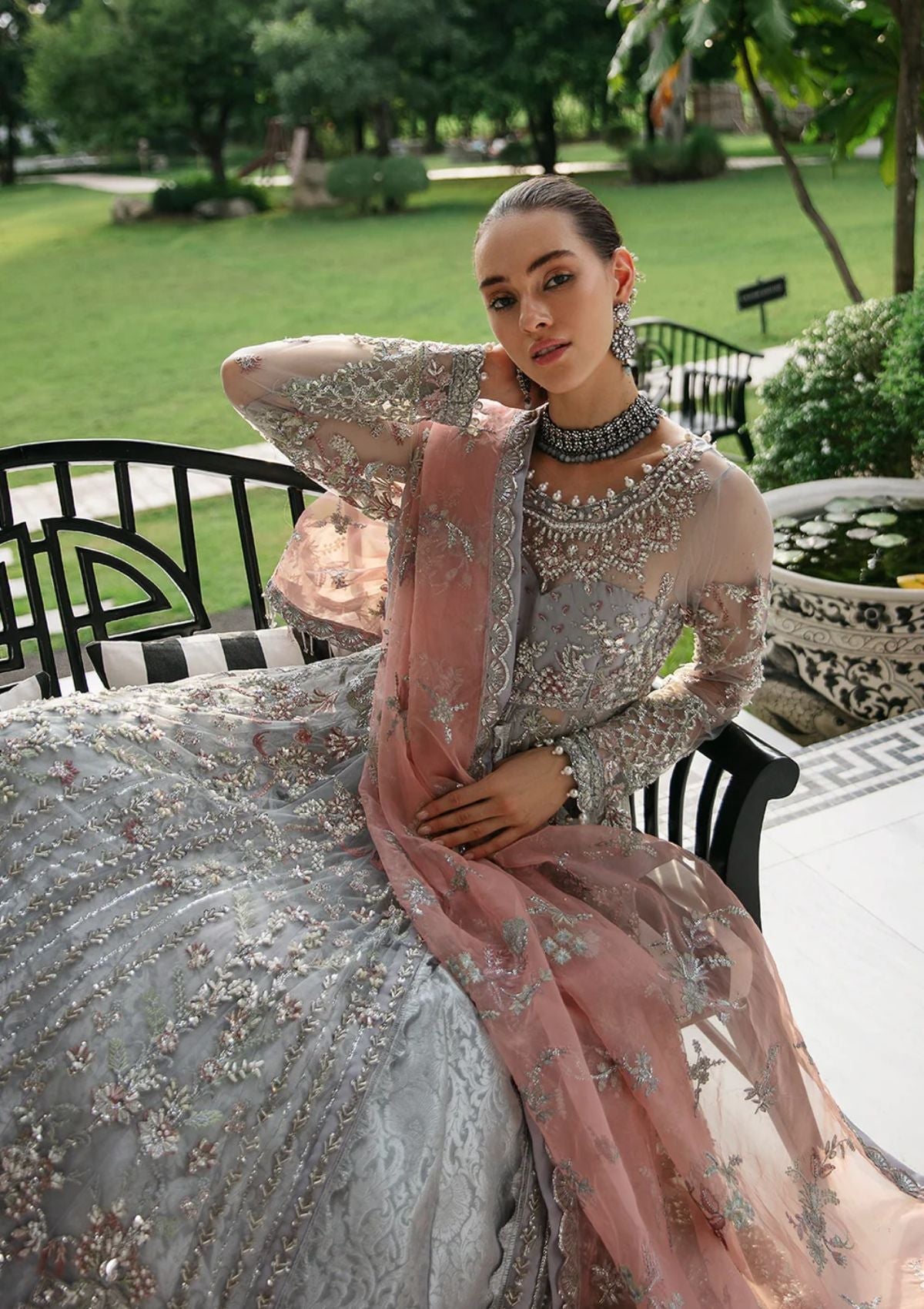 Wedding Collection - Avyana - Surmaya - Zira - D#08 - Official Avyana - Agha Fabrics UK