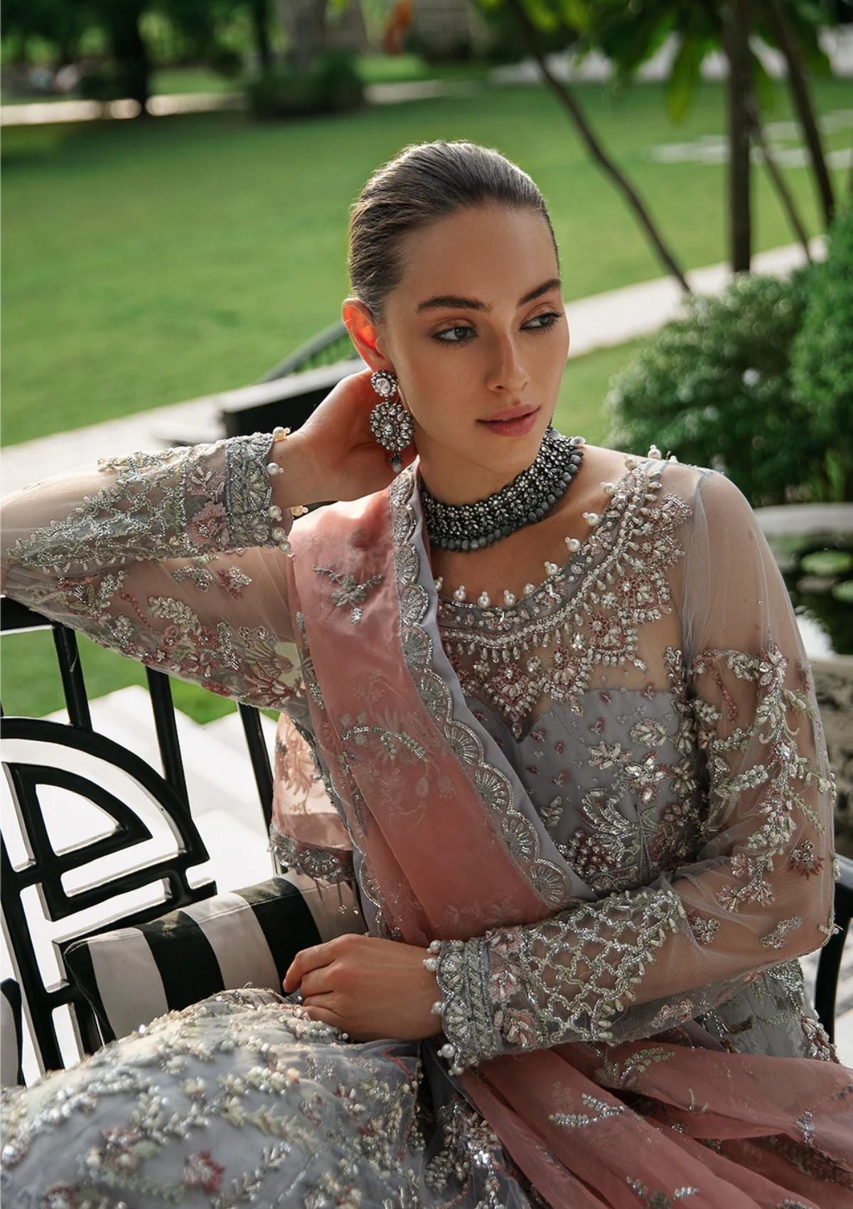 Wedding Collection - Avyana - Surmaya - Zira - D#08 - Official Avyana - Agha Fabrics UK