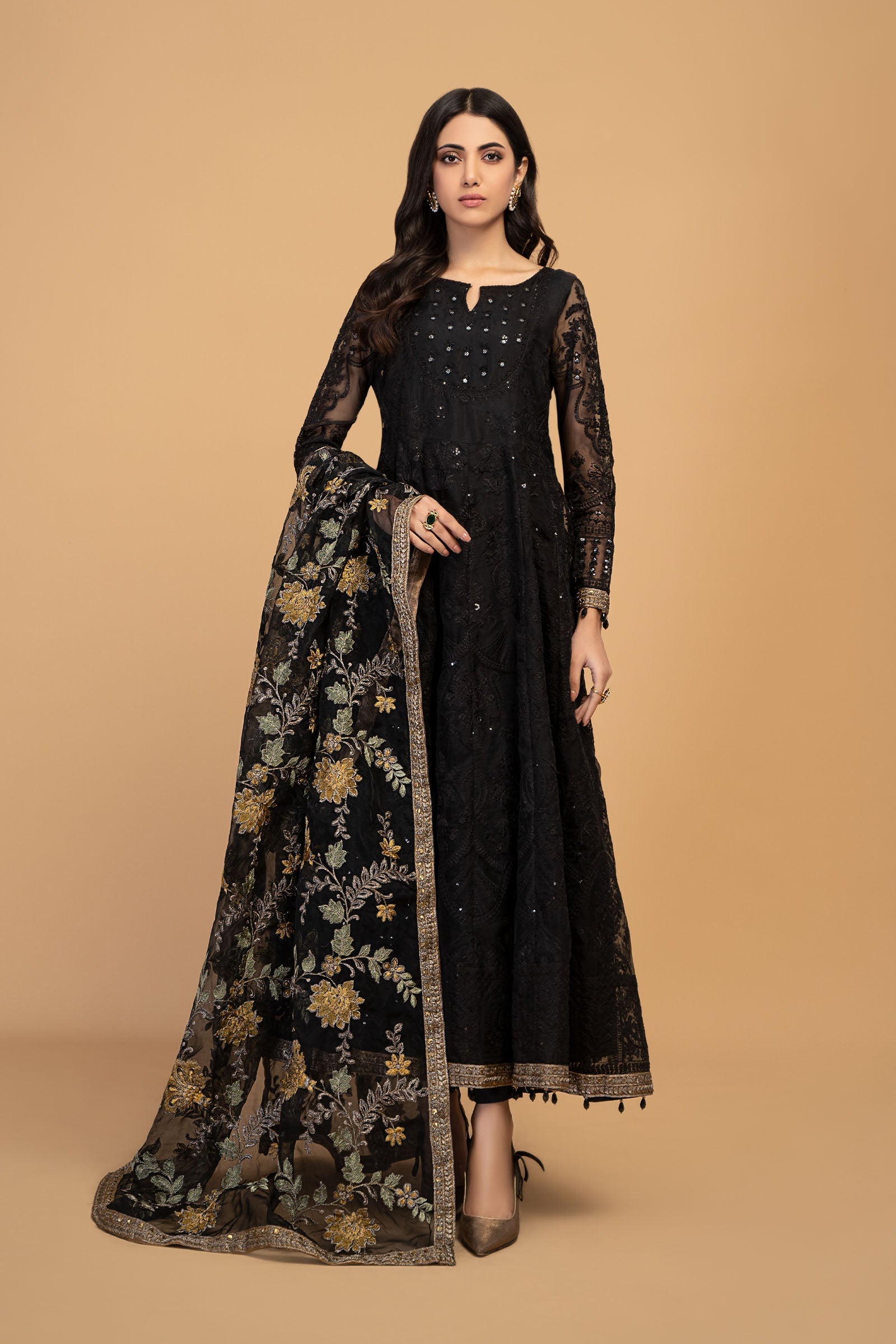 Maria B | Pre Fall 25 | Organza Frock 13 - Official Maria B - Agha Fabrics UK