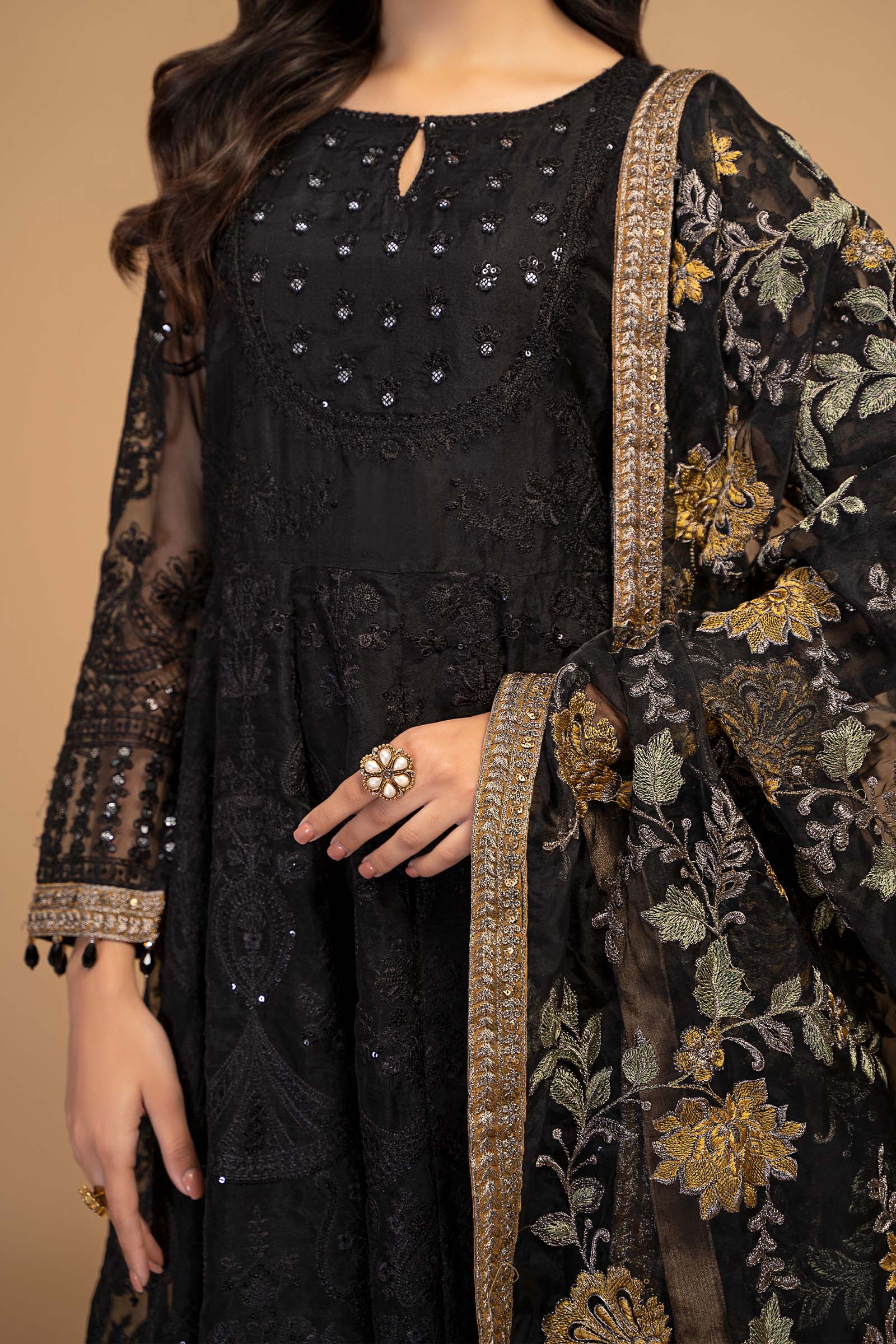 Maria B | Pre Fall 25 | Organza Frock 13 - Official Maria B - Agha Fabrics UK