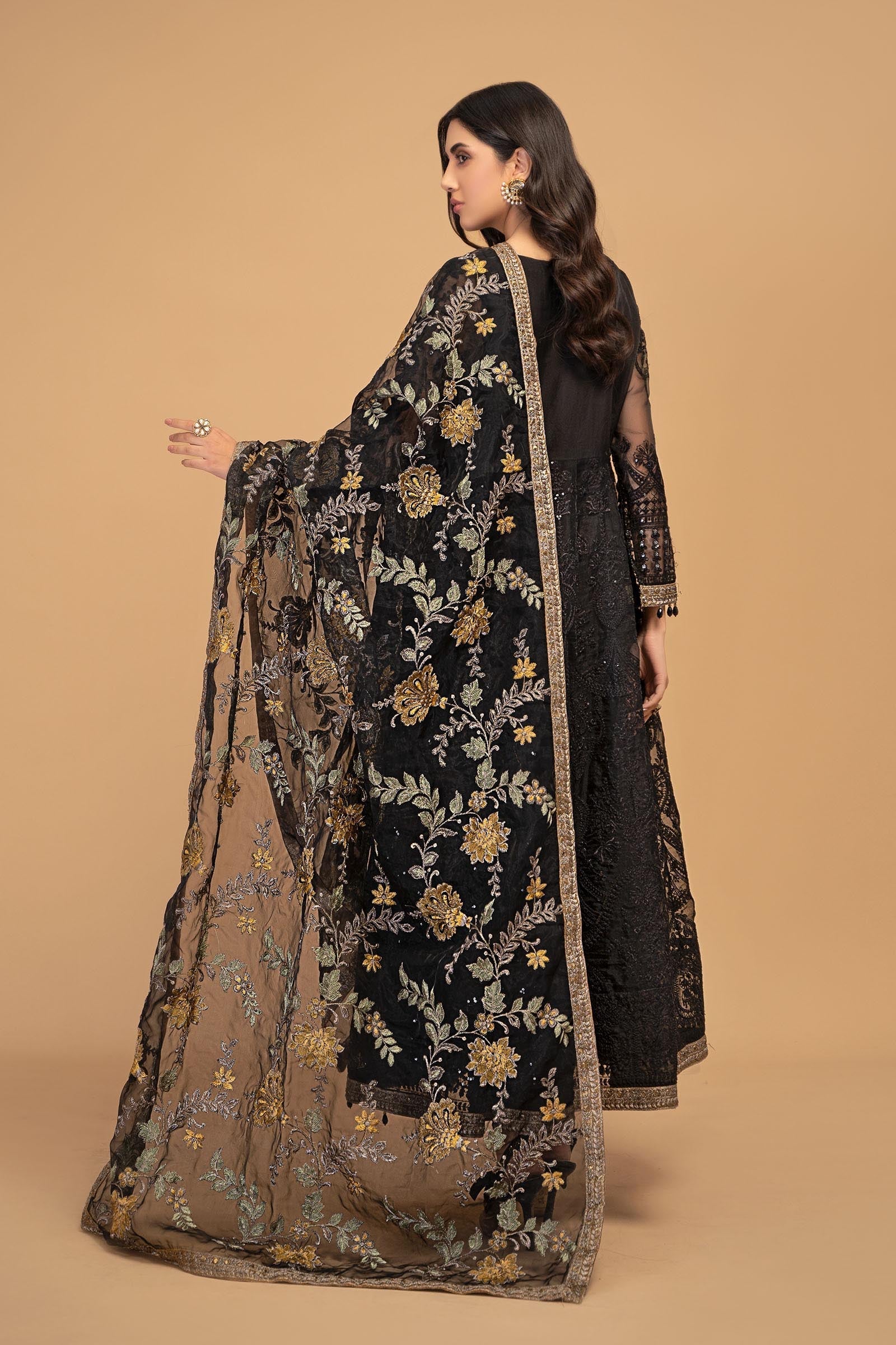 Maria B | Pre Fall 25 | Organza Frock 13 - Official Maria B - Agha Fabrics UK