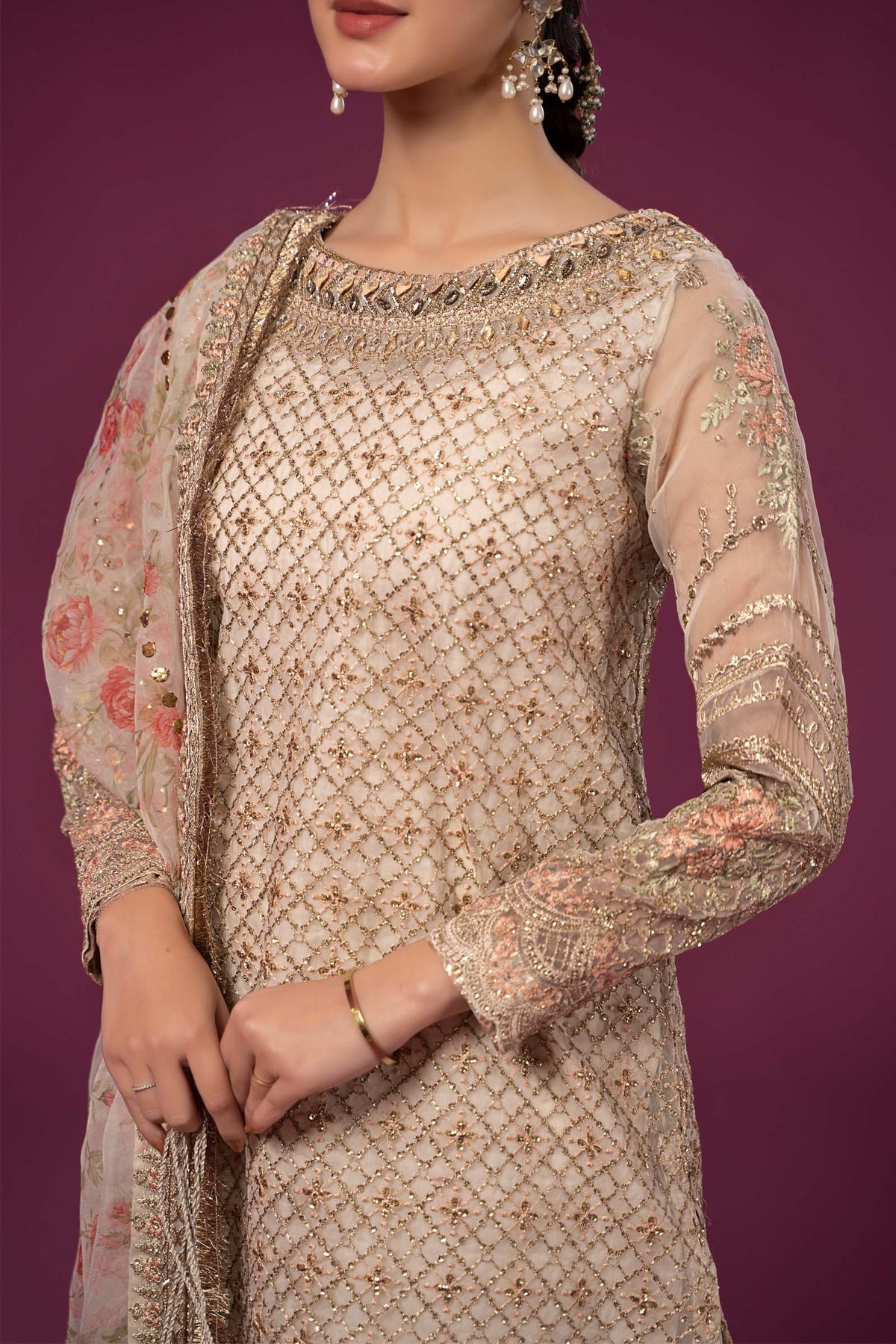 Maria B | Formal Wears | SF-EF24-01 -  Maria B Formal -  Agha Fabrics