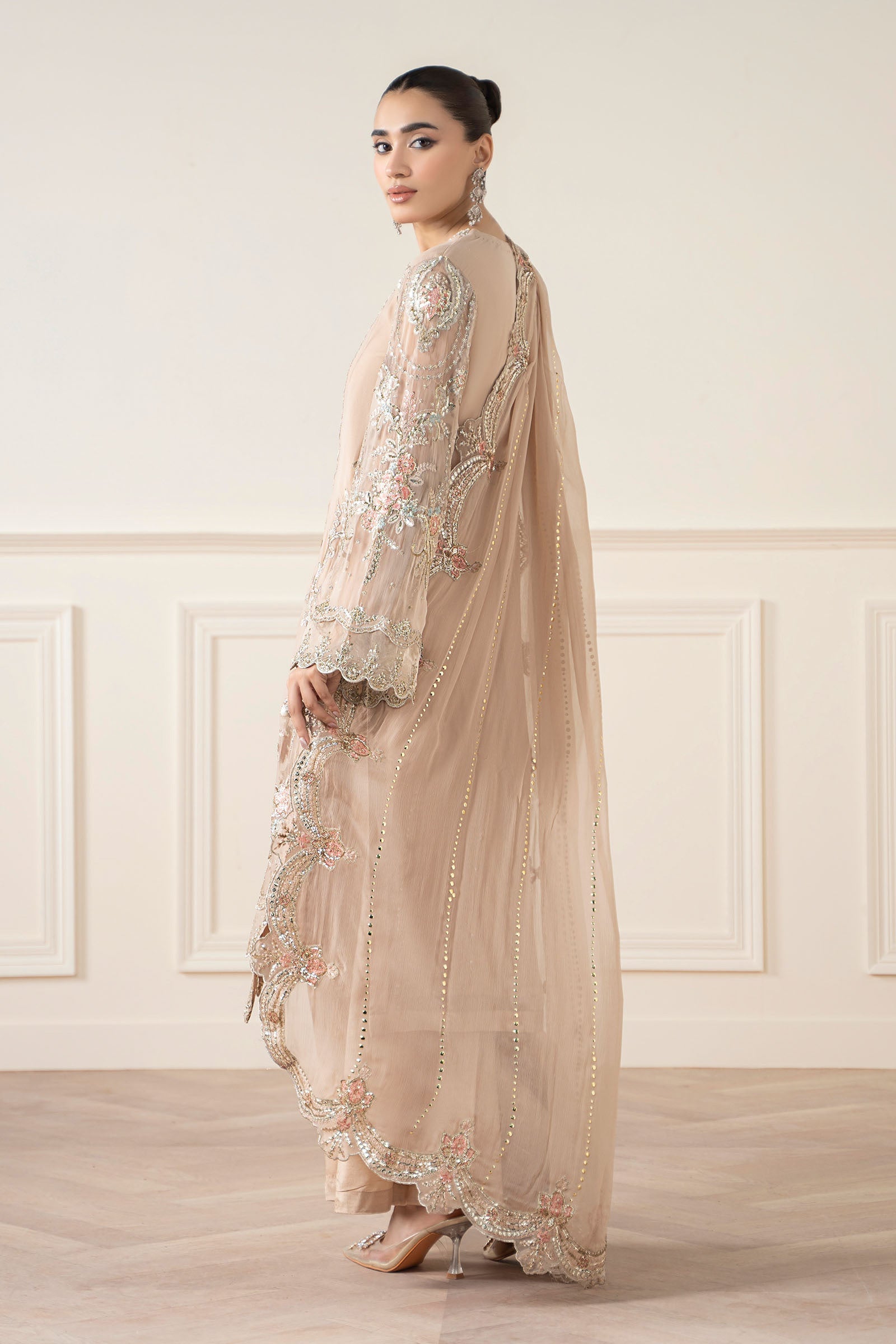 Maria B | Pre Fall 25 | Chiffon Suit 20 - Official Maria B - Agha Fabrics UK