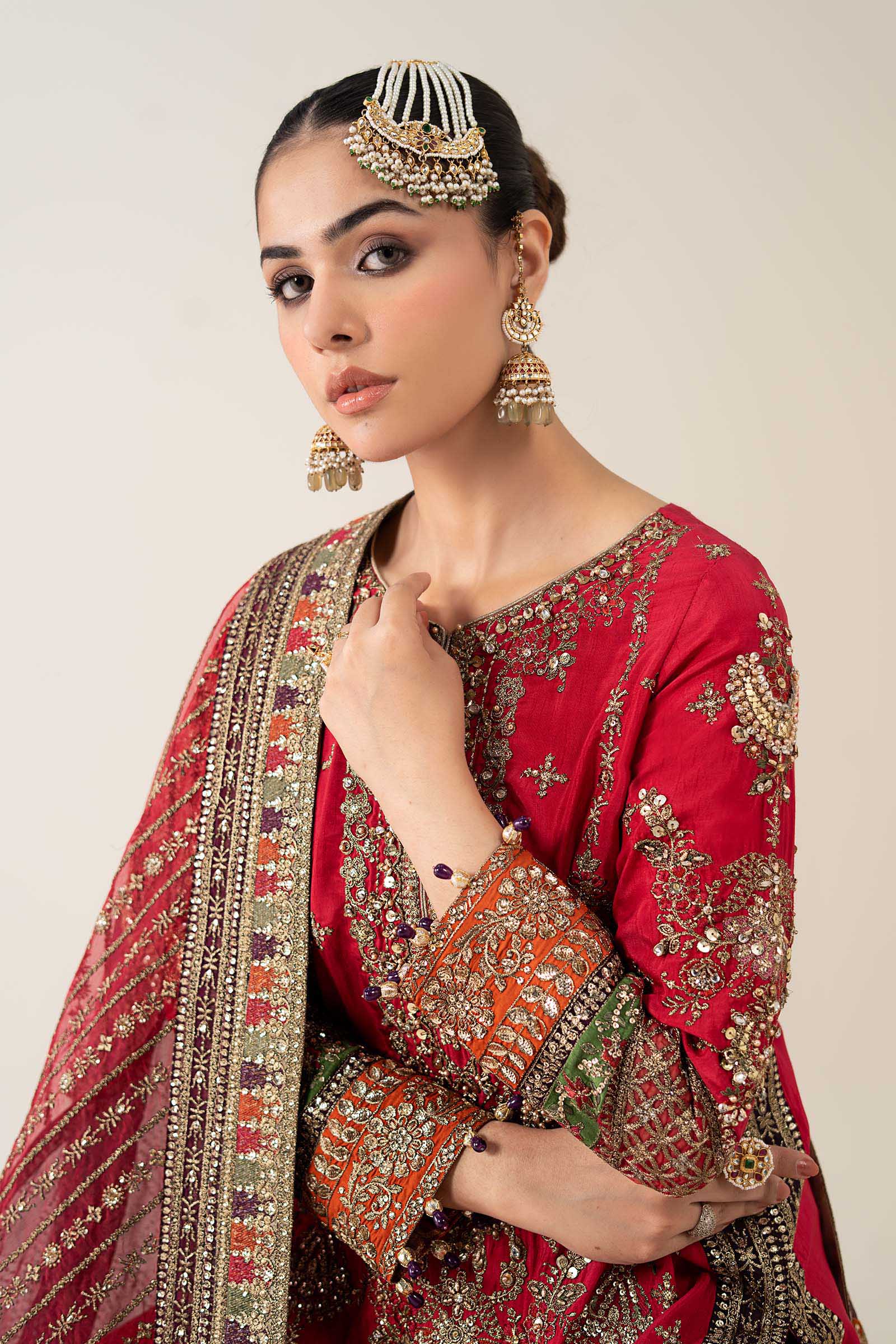 Maria B | Pre Fall 25 | Bamber Raw Silk Suit 14 - Official Maria B - Agha Fabrics UK