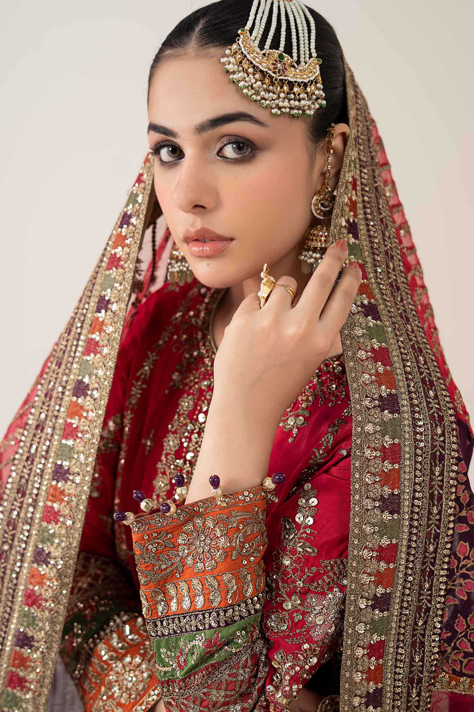 Maria B | Pre Fall 25 | Bamber Raw Silk Suit 14 - Official Maria B - Agha Fabrics UK