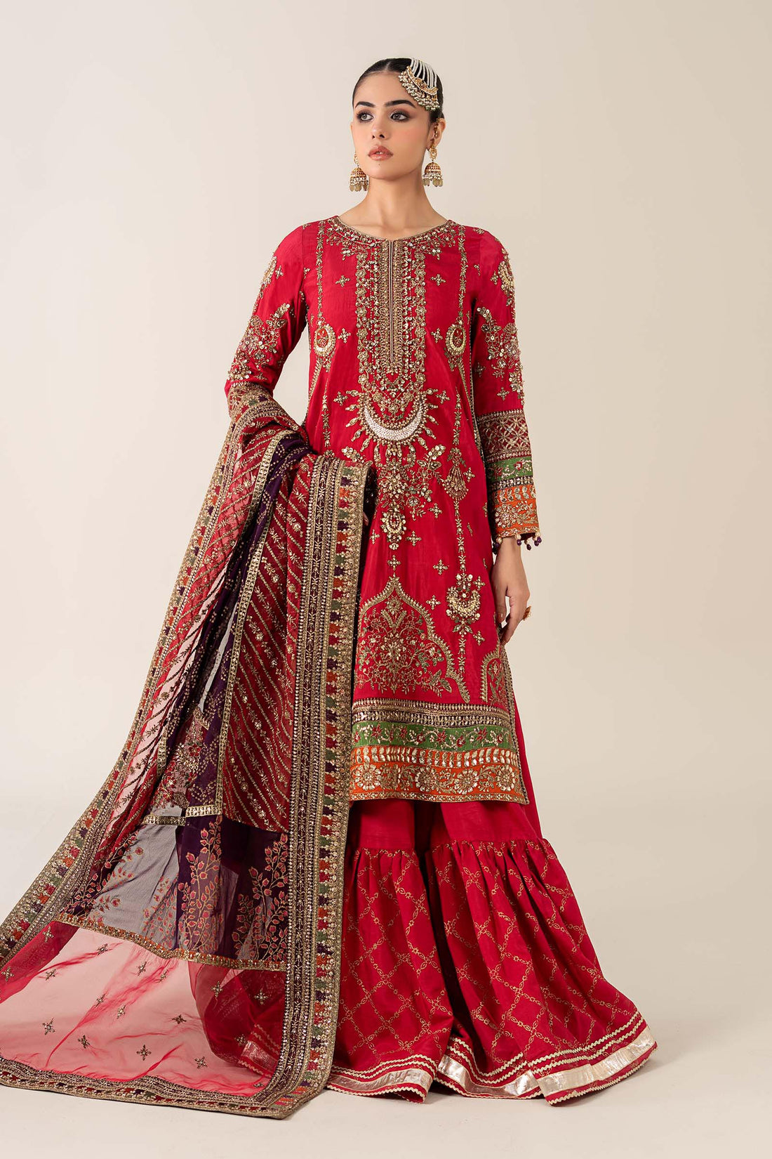 Maria B | Pre Fall 25 | Bamber Raw Silk Suit 14 - Official Maria B - Agha Fabrics UK