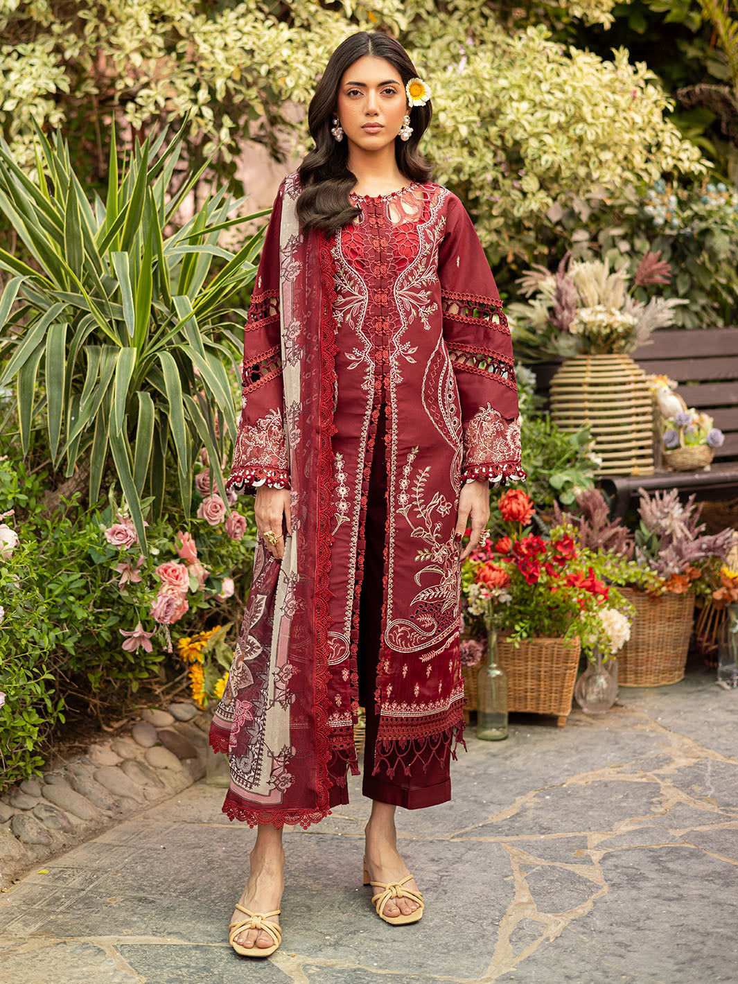 Parishay | Shangrila Luxury Lawn | SHR - 01 - Official Parishay - Agha Fabrics UK