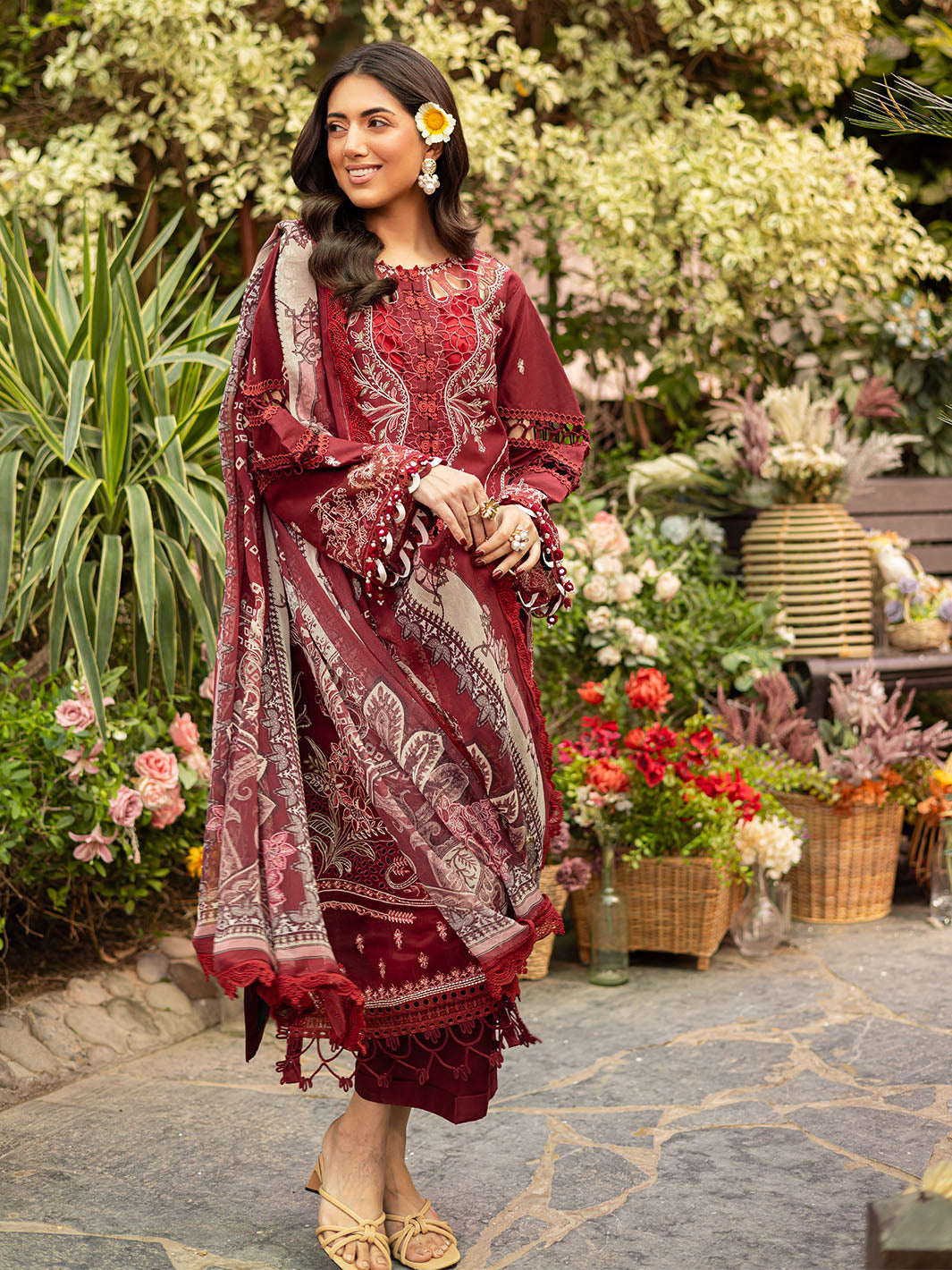 Parishay | Shangrila Luxury Lawn | SHR - 01 - Official Parishay - Agha Fabrics UK