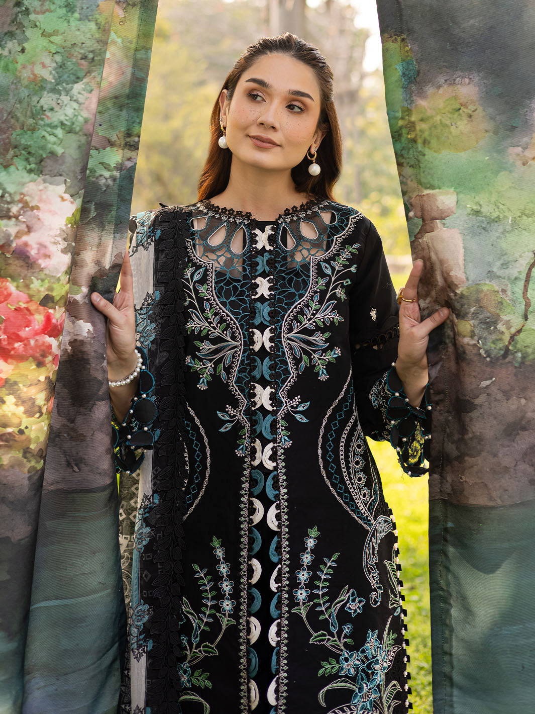 Parishay | Shangrila Luxury Lawn | SHR - 02 - Official Parishay - Agha Fabrics UK