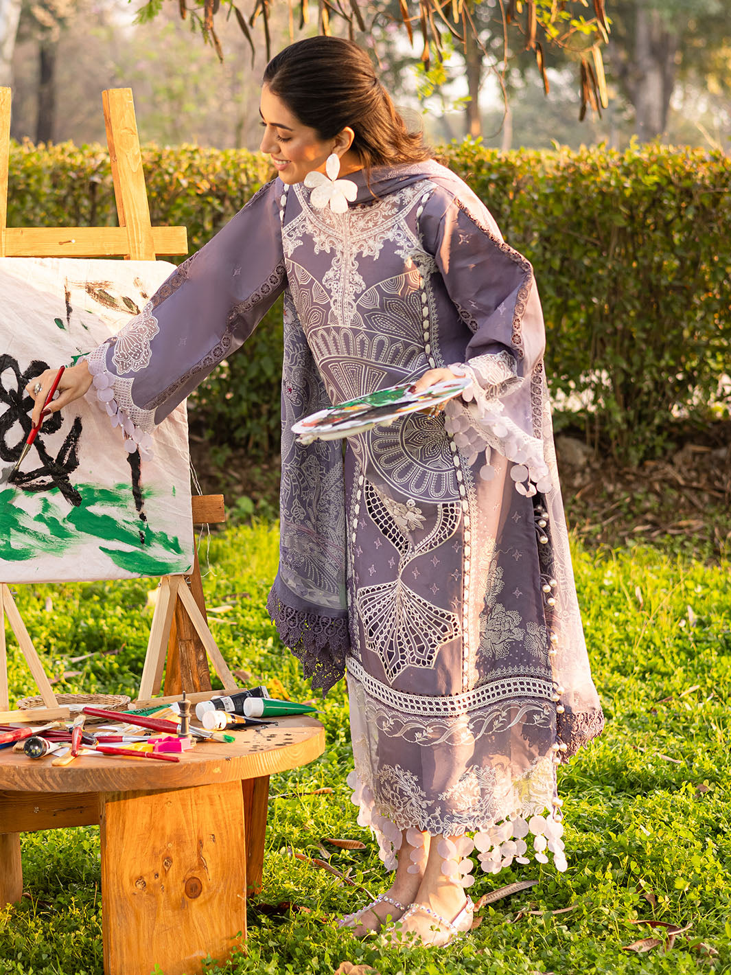 Parishay | Shangrila Luxury Lawn | SHR - 03 - Official Parishay - Agha Fabrics UK