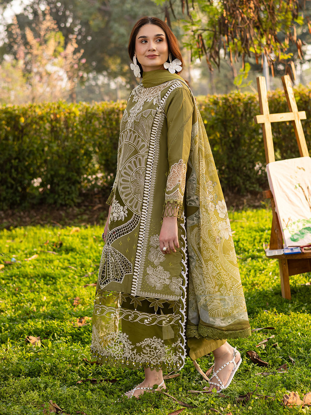 Parishay | Shangrila Luxury Lawn | SHR - 04 - Official Parishay - Agha Fabrics UK