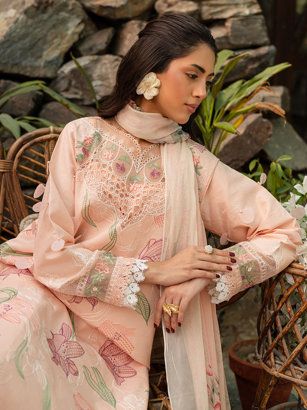Parishay | Shangrila Luxury Lawn | SHR - 06 - Official Parishay - Agha Fabrics UK
