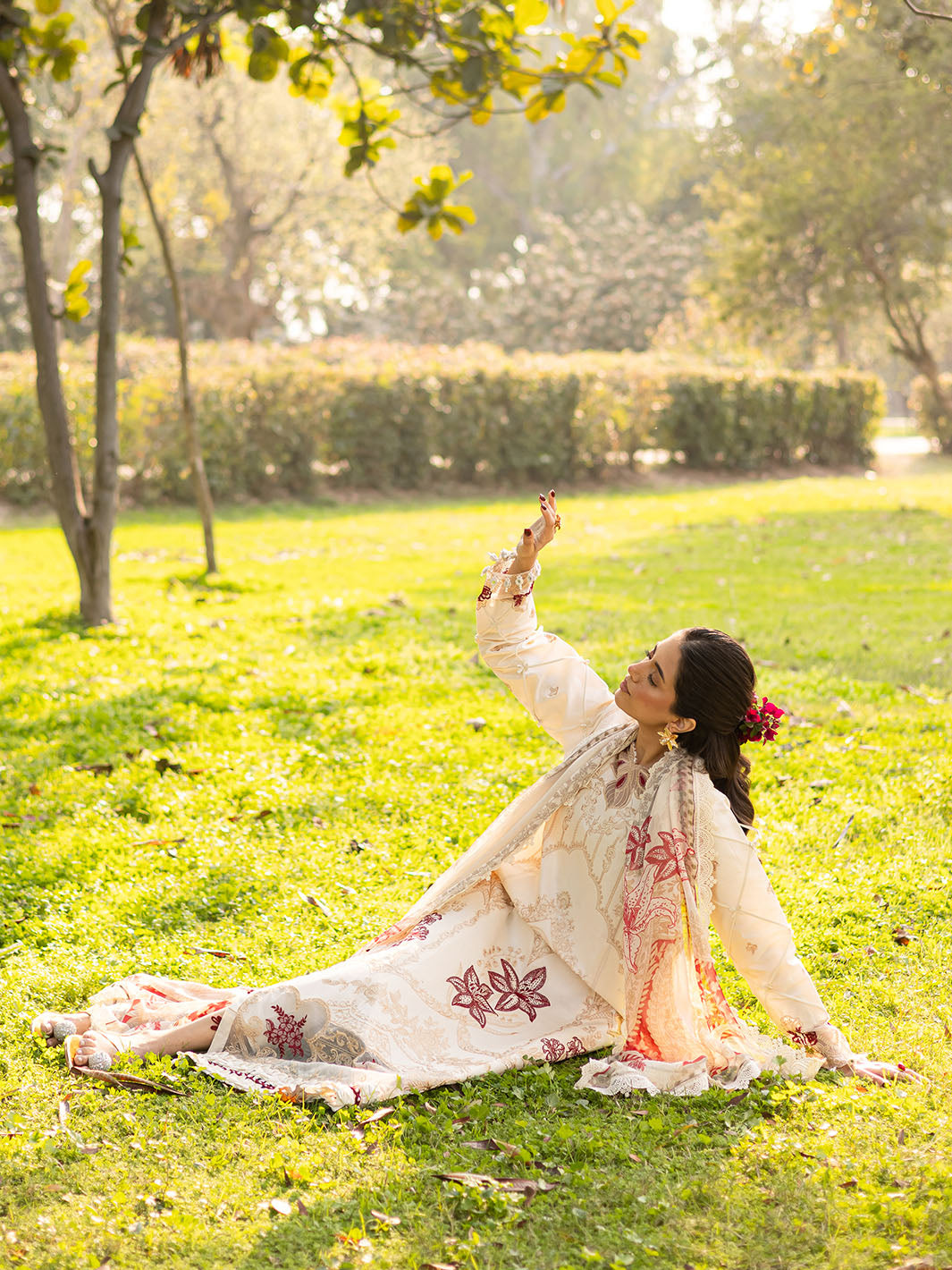 Parishay | Shangrila Luxury Lawn | SHR - 07 - Official Parishay - Agha Fabrics UK