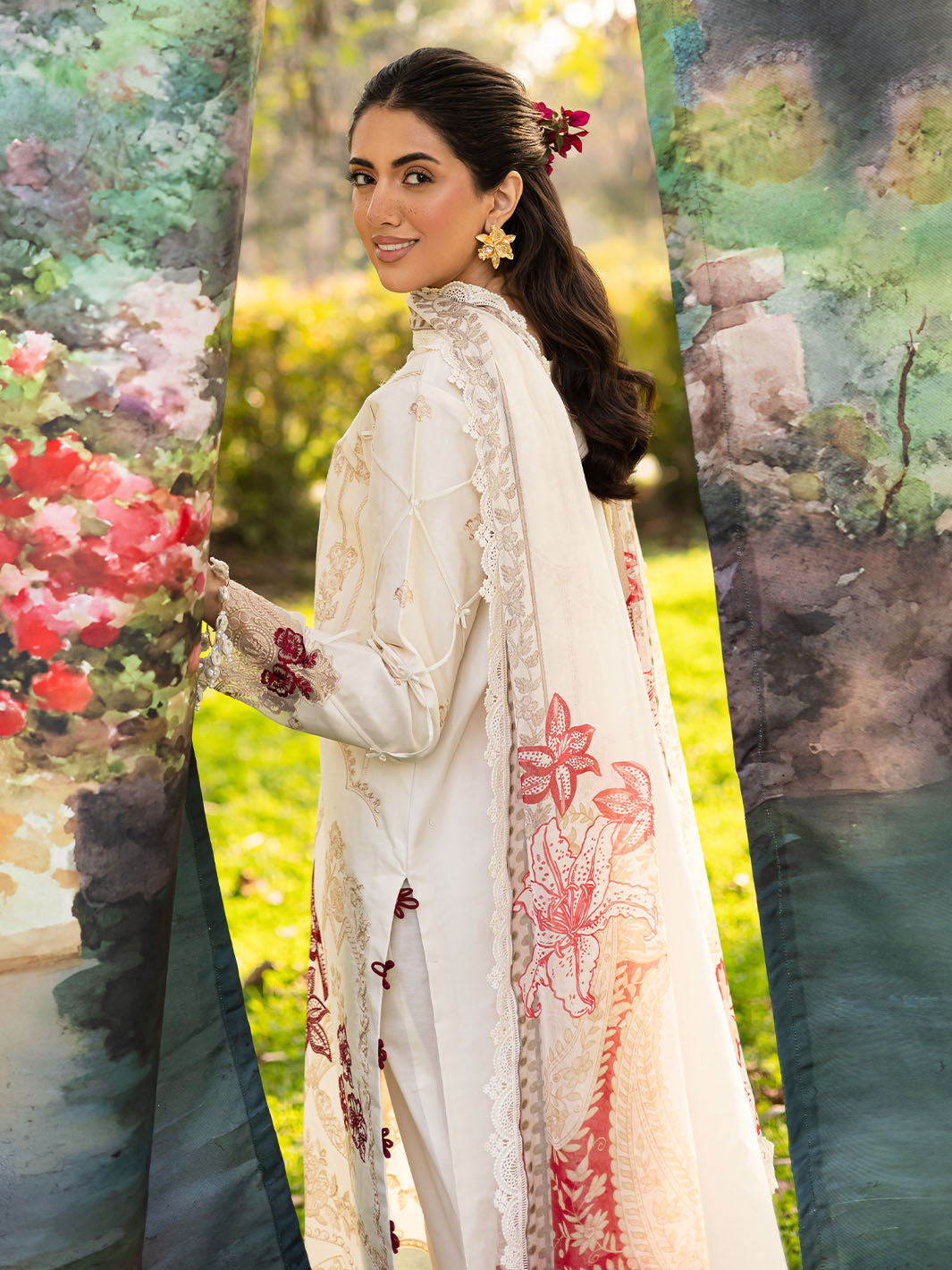 Parishay | Shangrila Luxury Lawn | SHR - 07 - Official Parishay - Agha Fabrics UK
