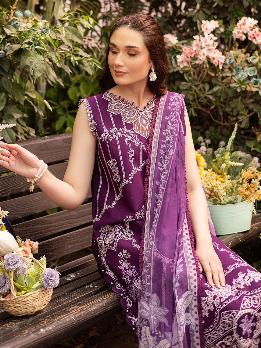 Parishay | Shangrila Luxury Lawn | SHR - 08 - Official Parishay - Agha Fabrics UK