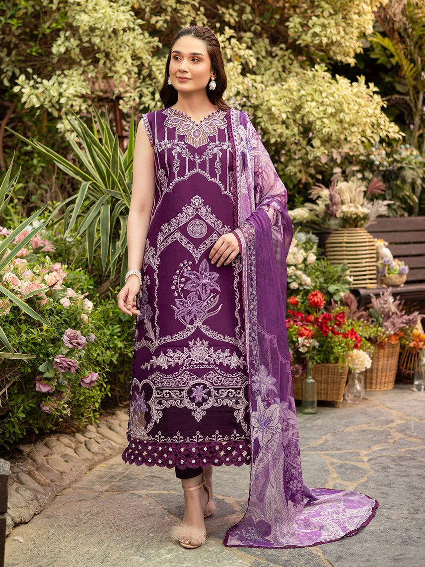 Parishay | Shangrila Luxury Lawn | SHR - 08 - Official Parishay - Agha Fabrics UK