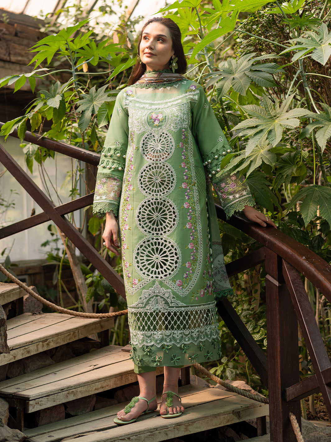 Parishay | Shangrila Luxury Lawn | SHR - 10 - Official Parishay - Agha Fabrics UK