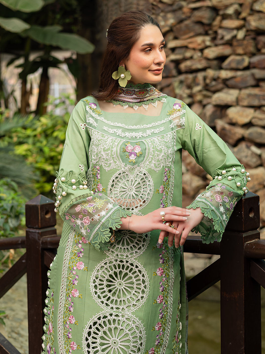 Parishay | Shangrila Luxury Lawn | SHR - 10 - Official Parishay - Agha Fabrics UK