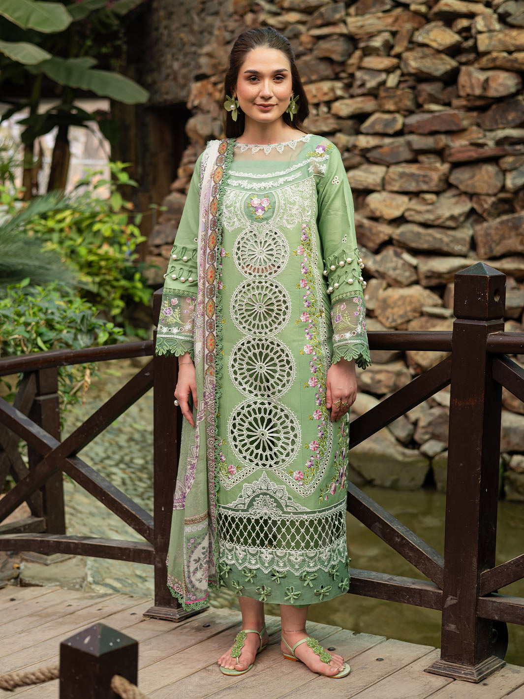 Parishay | Shangrila Luxury Lawn | SHR - 10 - Official Parishay - Agha Fabrics UK