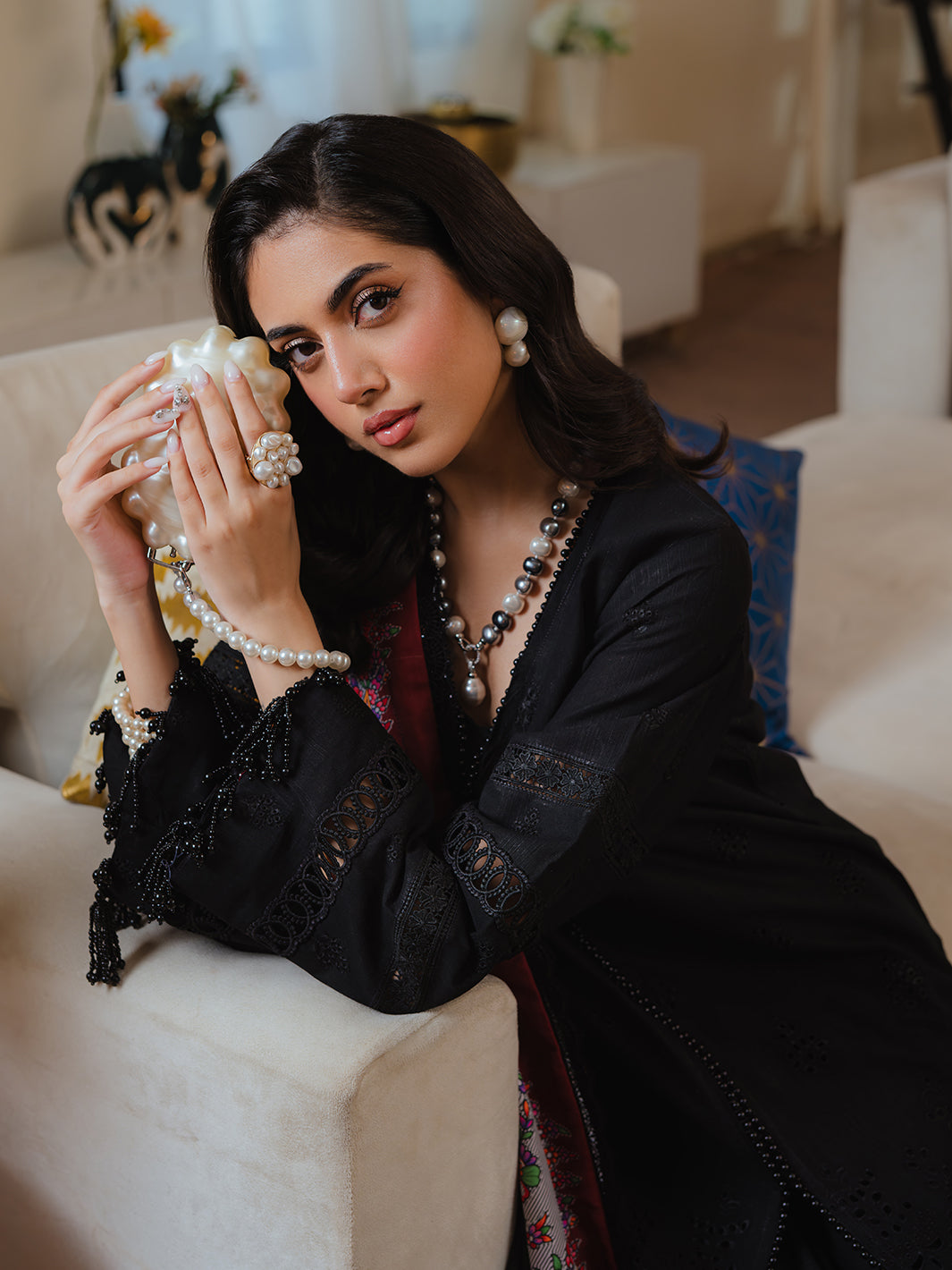 Mahnur | Stella Khaddar | SK-01A - Official Mahnur - Agha Fabrics UK