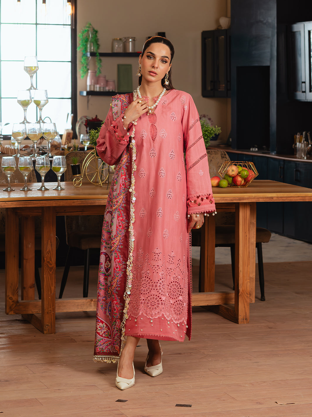 Mahnur | Stella Khaddar | SK-01B - Official Mahnur - Agha Fabrics UK
