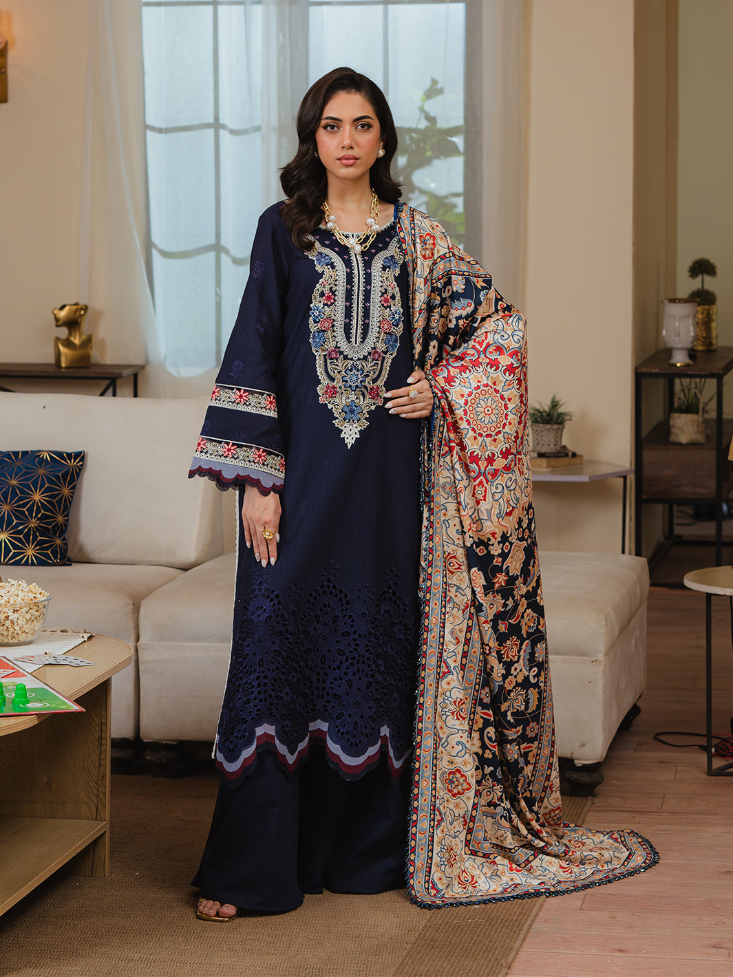Mahnur | Stella Khaddar | SK-02B - Official Mahnur - Agha Fabrics UK