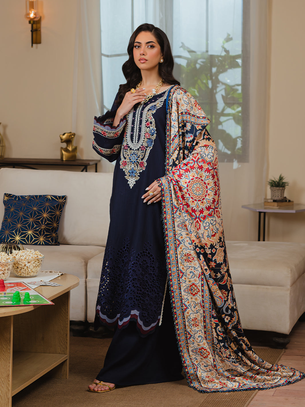 Mahnur | Stella Khaddar | SK-02B - Official Mahnur - Agha Fabrics UK