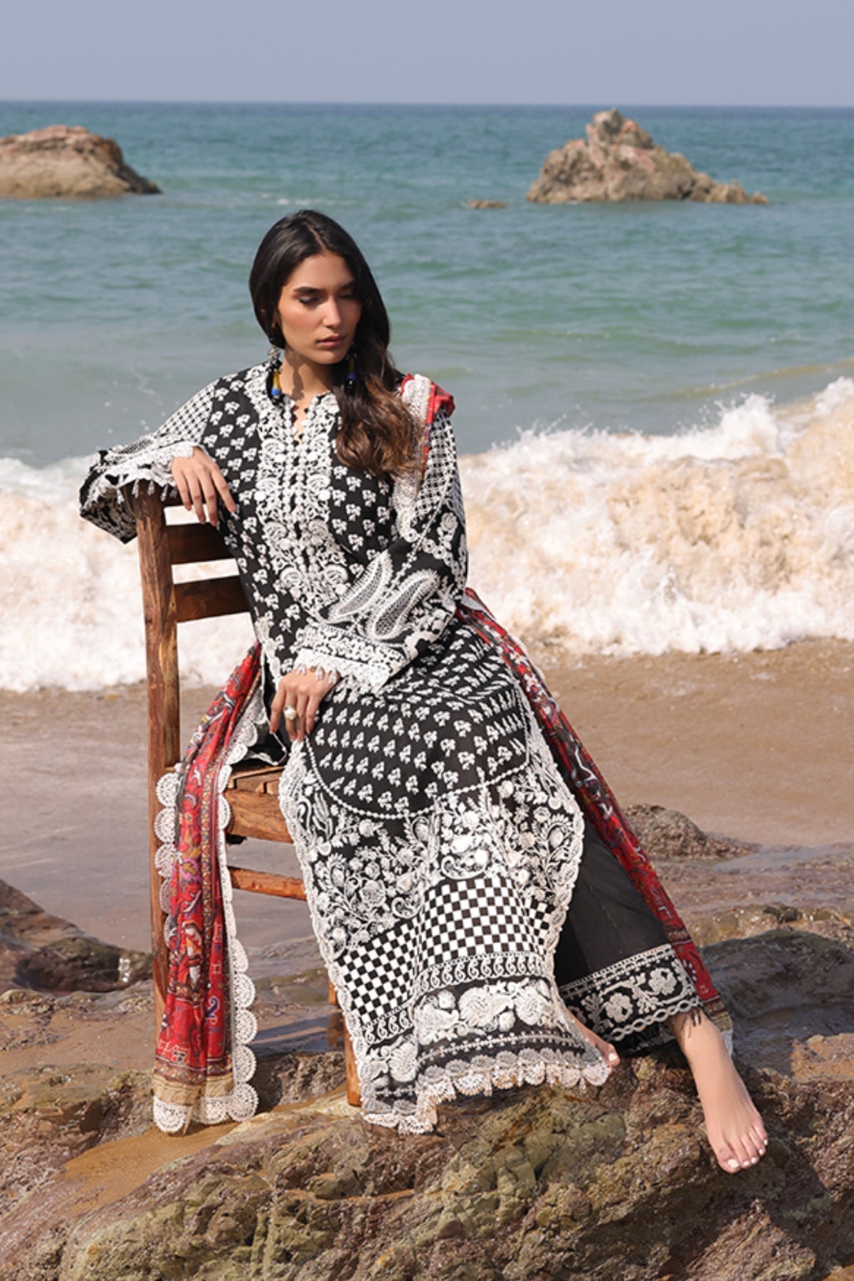 Imrozia Premium | Hania Luxury Lawn 25 | SL 75 Anoud - Official Imrozia Premium - Agha Fabrics UK