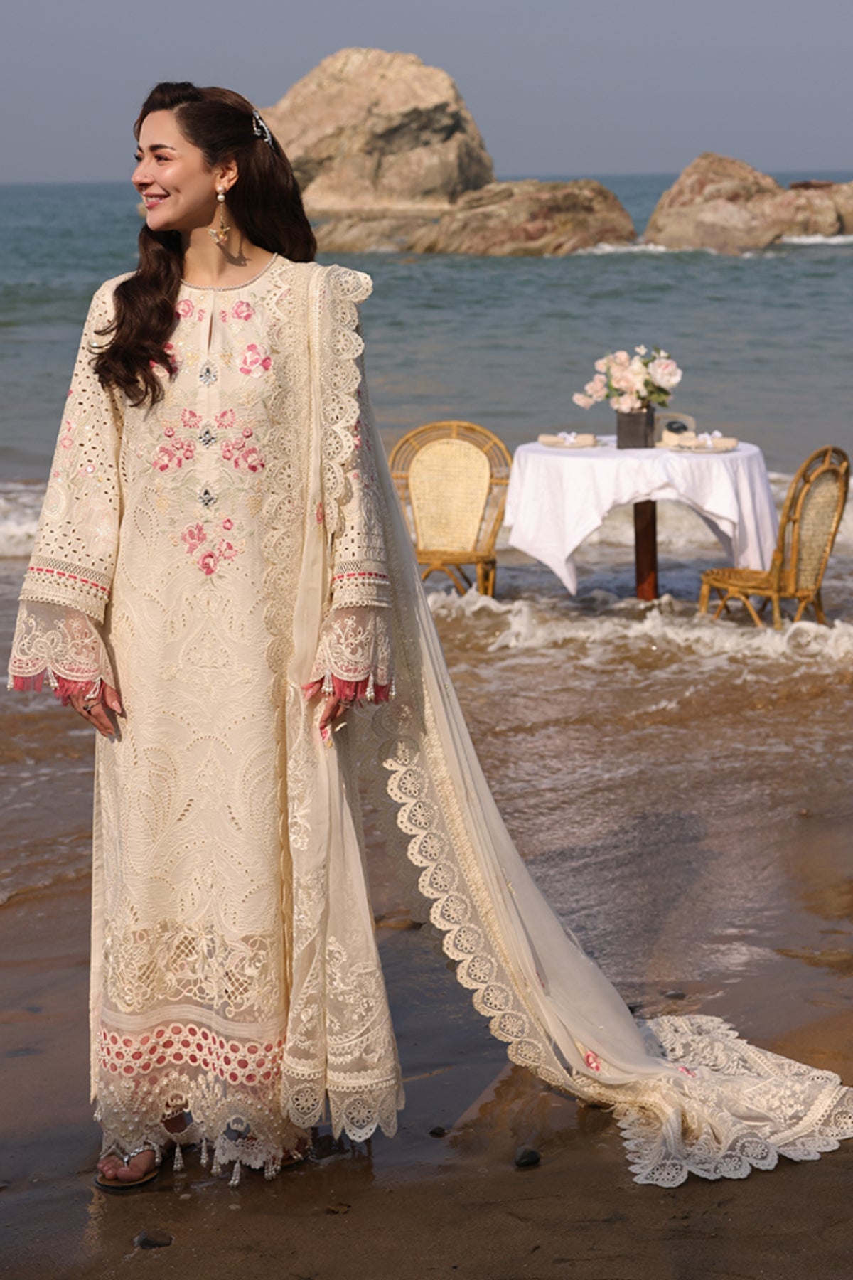 Imrozia Premium | Hania Luxury Lawn 25 | SL 76 Irha - Official Imrozia Premium - Agha Fabrics UK