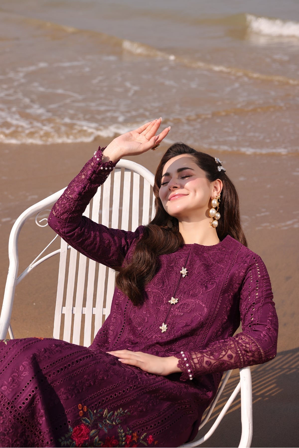 Imrozia Premium | Hania Luxury Lawn 25 | SL 77 Izaan - Official Imrozia Premium - Agha Fabrics UK