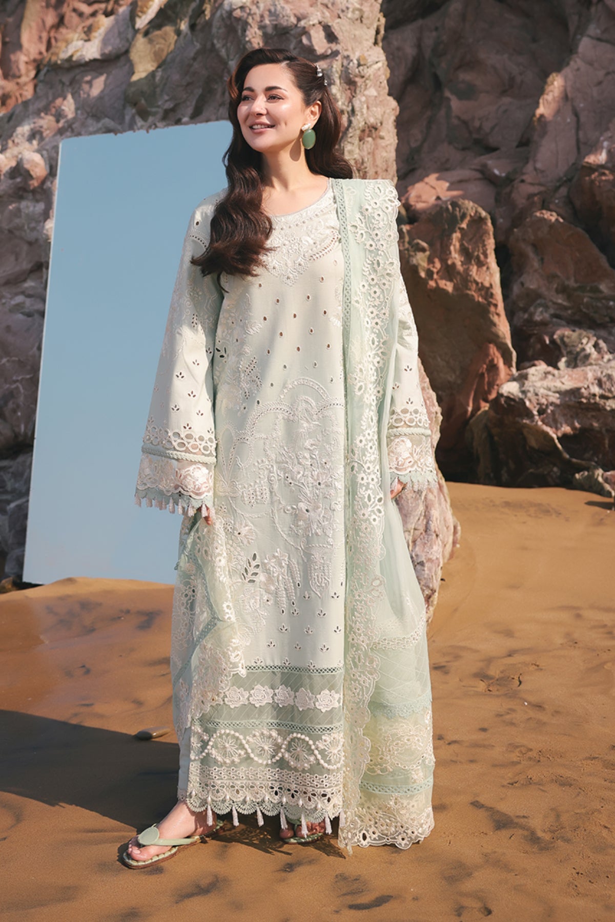 Imrozia Premium | Hania Luxury Lawn 25 | SL 80 Zimal - Official Imrozia Premium - Agha Fabrics UK