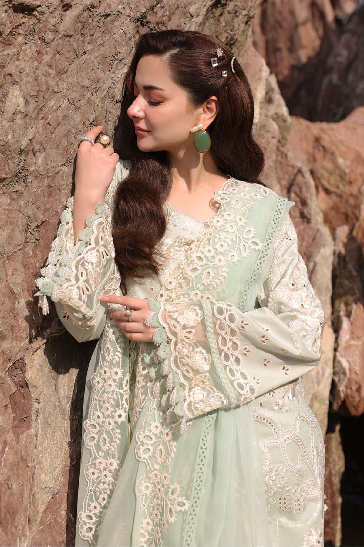 Imrozia Premium | Hania Luxury Lawn 25 | SL 80 Zimal - Official Imrozia Premium - Agha Fabrics UK