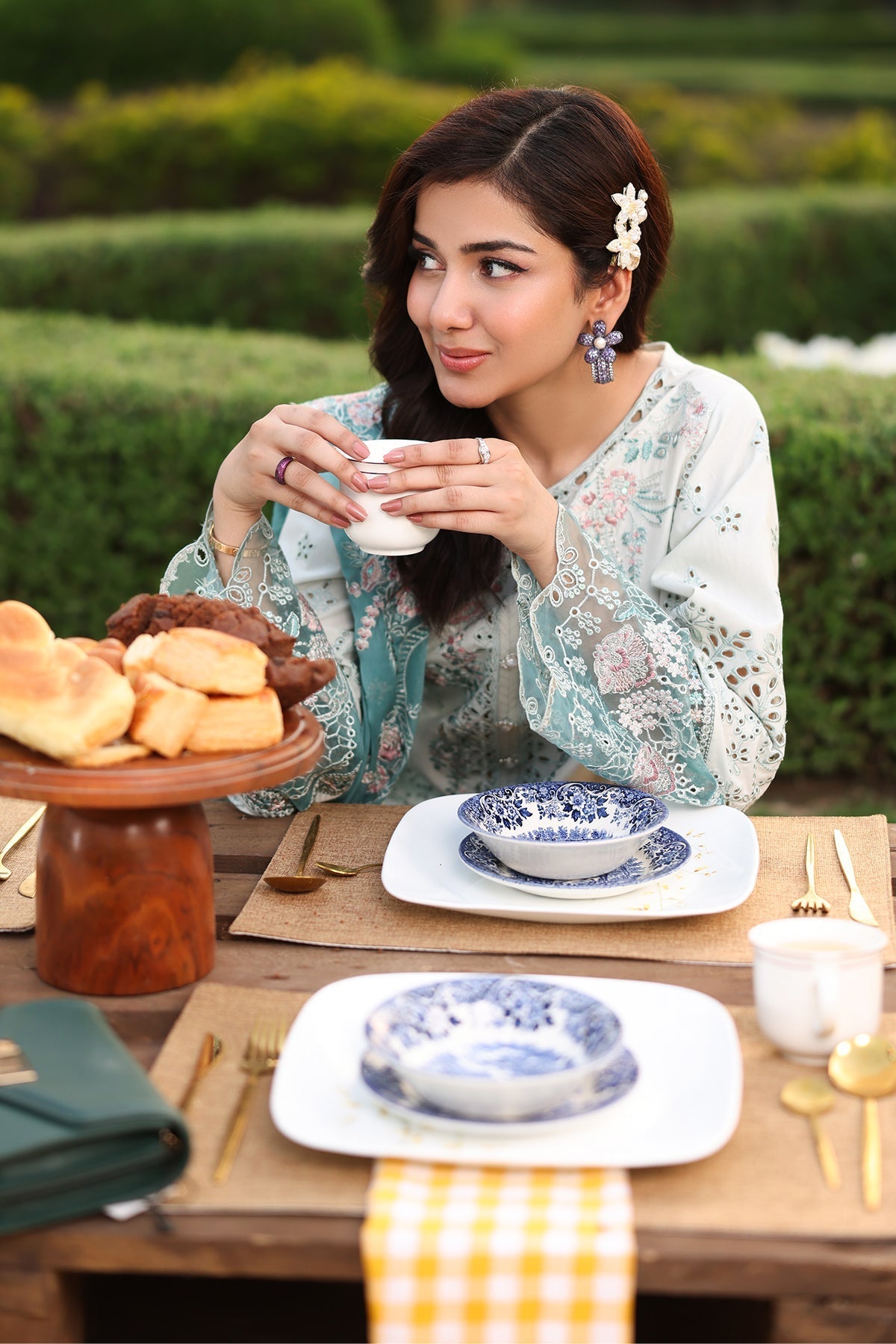 Imrozia Premium | Hayam Luxury Lawn 25 | SL 88 HIBA - Official Imrozia Premium - Agha Fabrics UK
