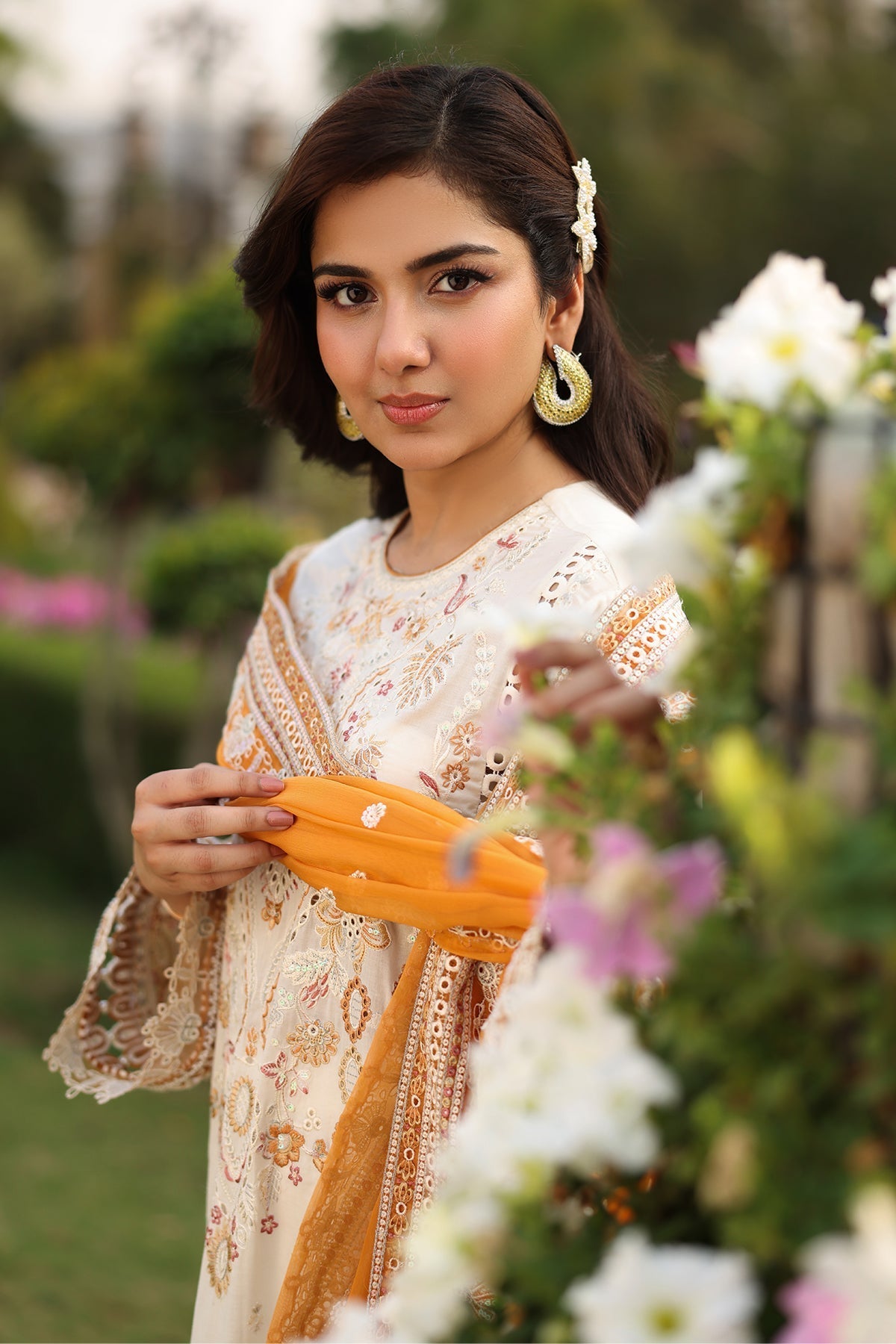 Imrozia Premium | Hayam Luxury Lawn 25 | SL 91 LULU - Official Imrozia Premium - Agha Fabrics UK