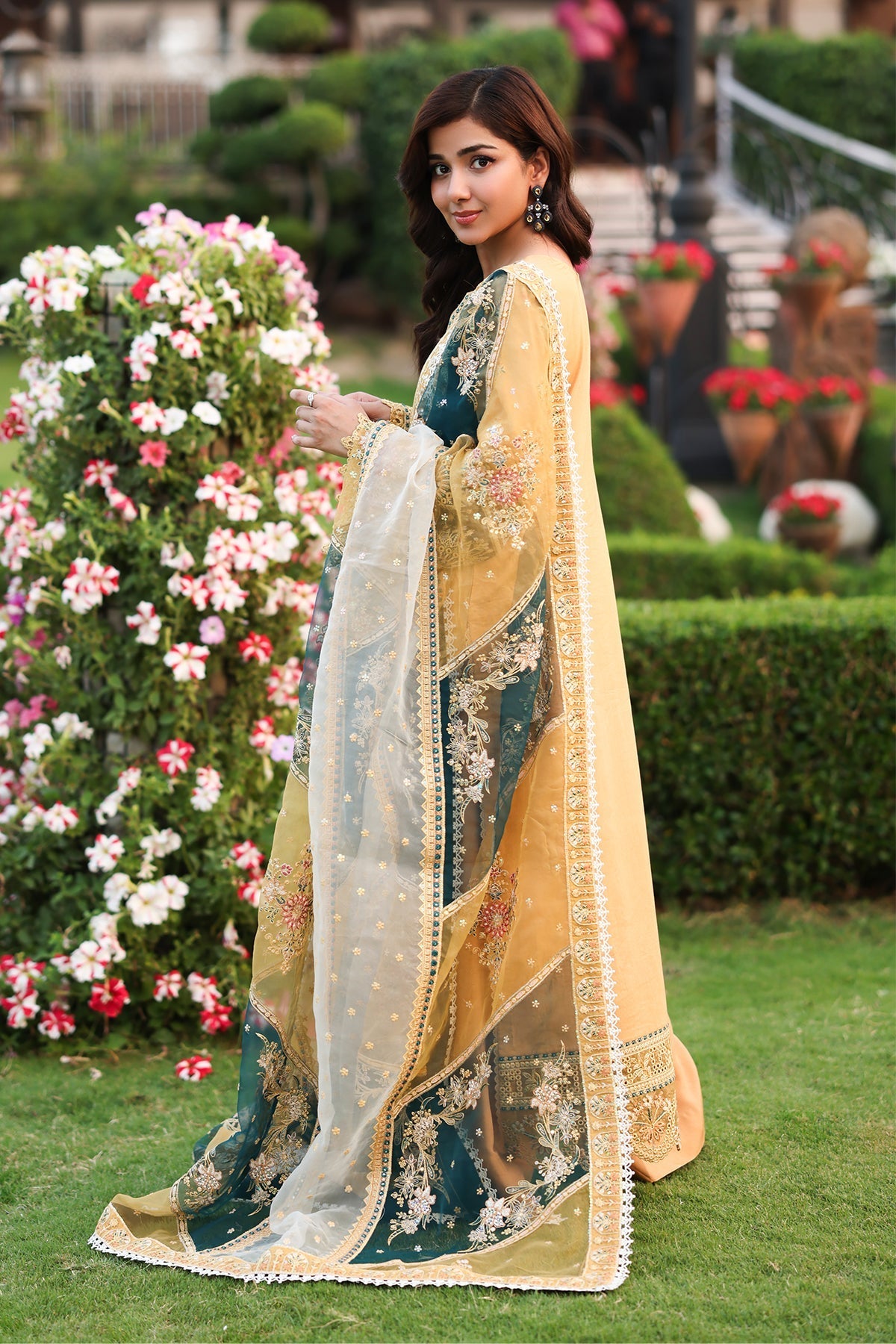 Imrozia Premium | Hayam Luxury Lawn 25 | SL 92 SHAKIRA - Official Imrozia Premium - Agha Fabrics UK