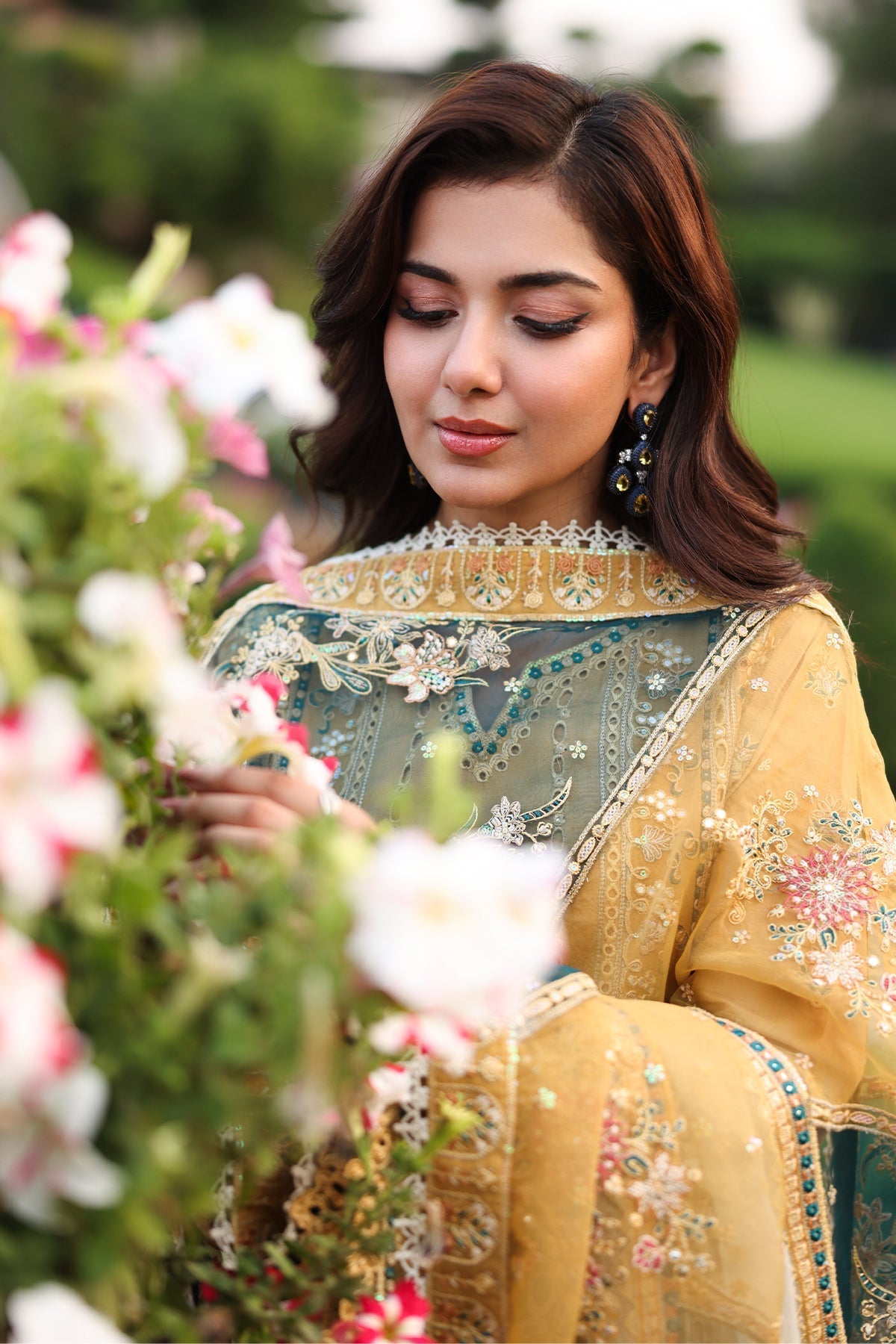 Imrozia Premium | Hayam Luxury Lawn 25 | SL 92 SHAKIRA - Official Imrozia Premium - Agha Fabrics UK