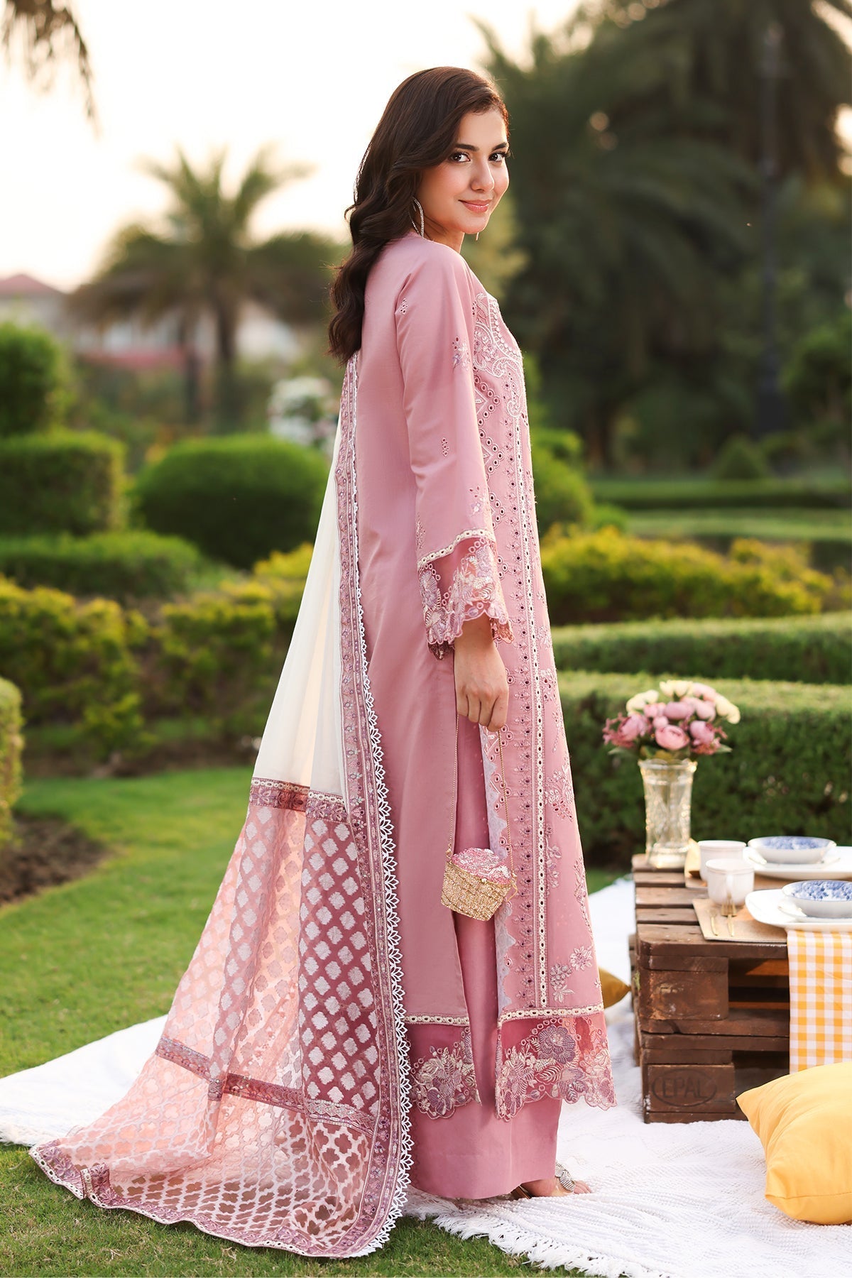 Imrozia Premium | Hayam Luxury Lawn 25 | SL 93 ISRA - Official Imrozia Premium - Agha Fabrics UK