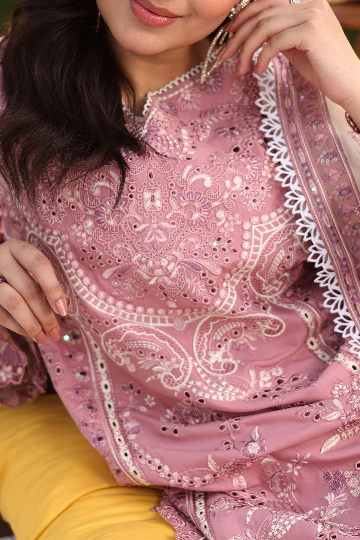 Imrozia Premium | Hayam Luxury Lawn 25 | SL 93 ISRA - Official Imrozia Premium - Agha Fabrics UK
