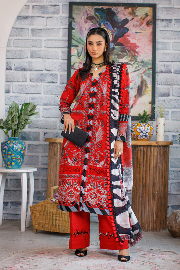 Marjjan | Cranation Lawn | SLC-21 A - Official Marjjan - Agha Fabrics UK