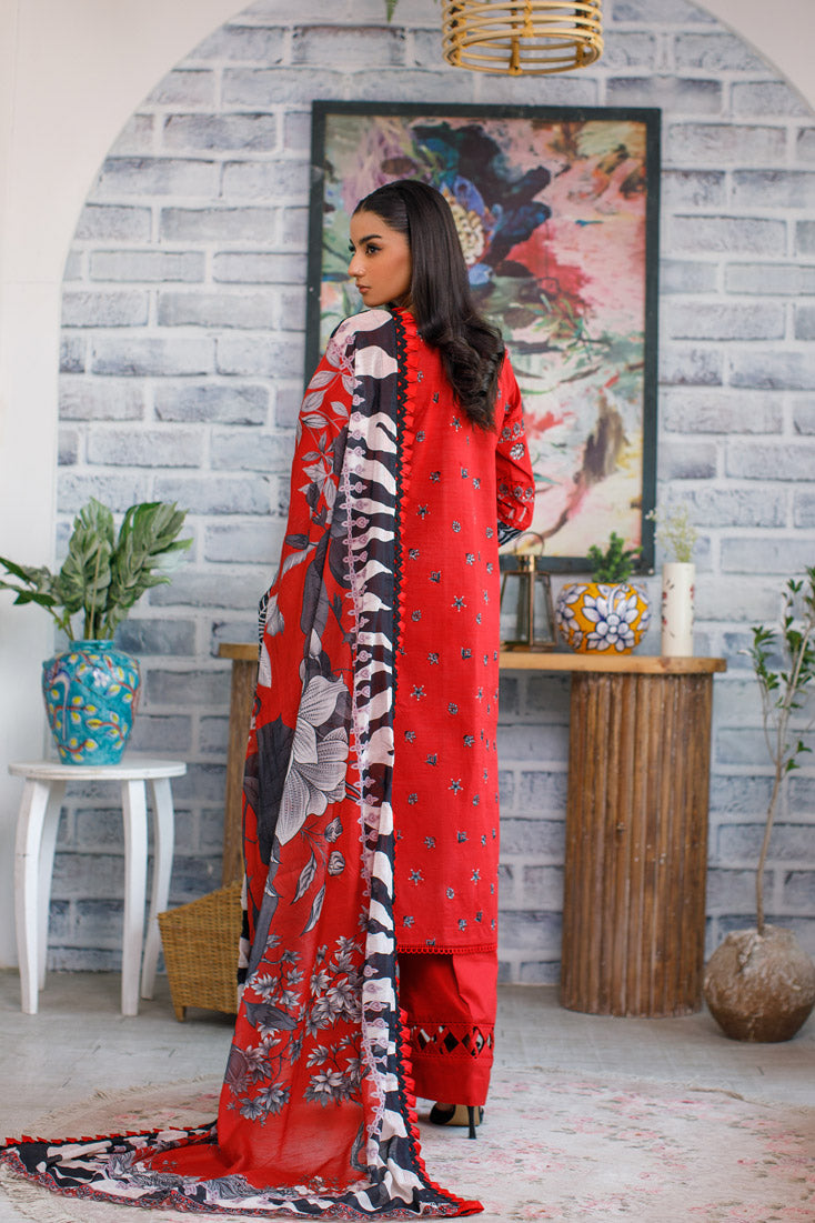 Marjjan | Cranation Lawn | SLC-21 A - Official Marjjan - Agha Fabrics UK