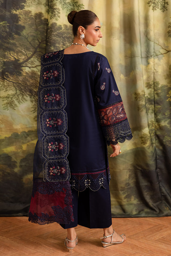 Marjjan | Guzel Lawn | SMC 205-A (Blue) - Official Marjjan - Agha Fabrics UK