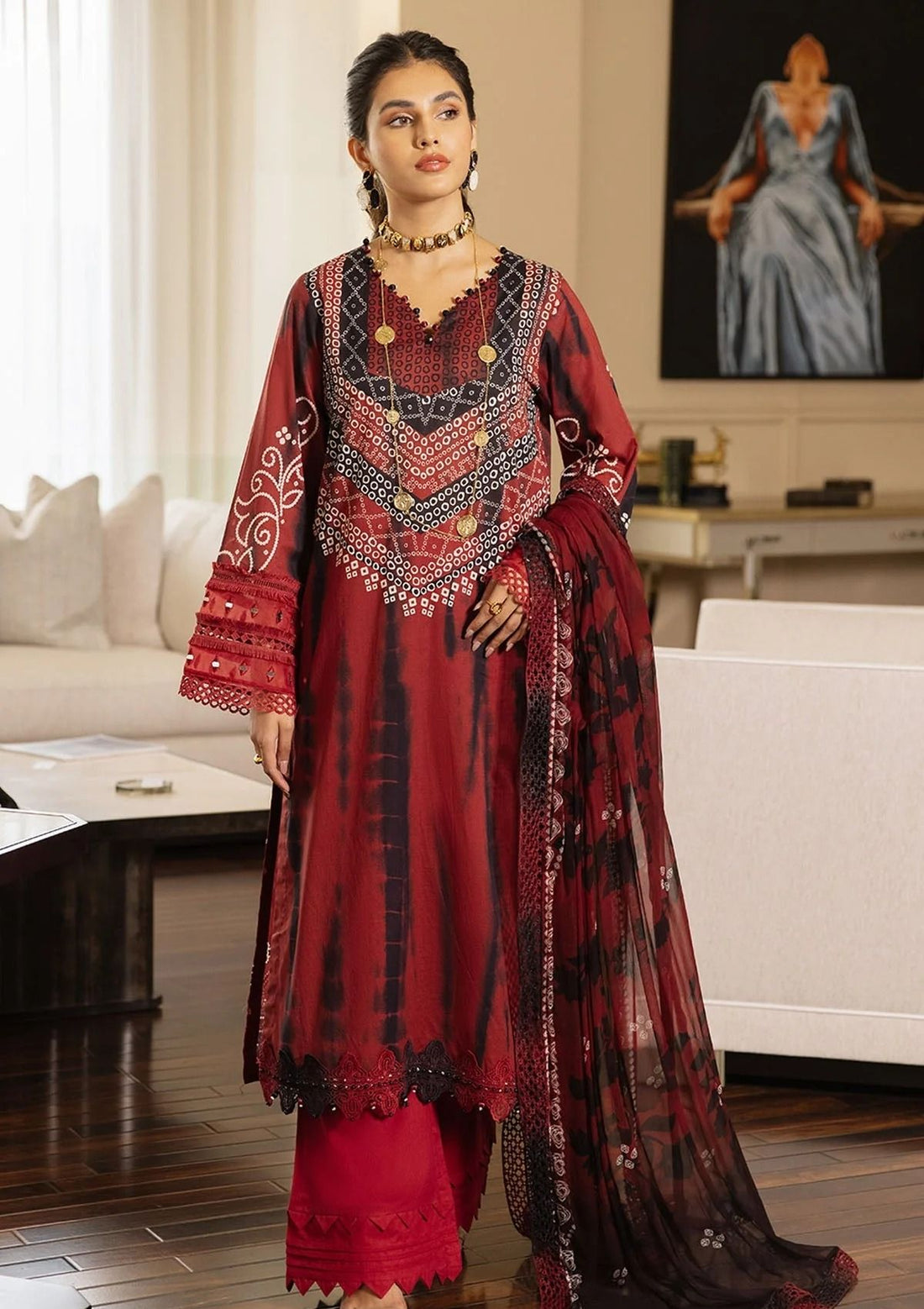 Lawn Collection - Nureh - Signature Prints - SP#50 - Official Nureh - Agha Fabrics UK